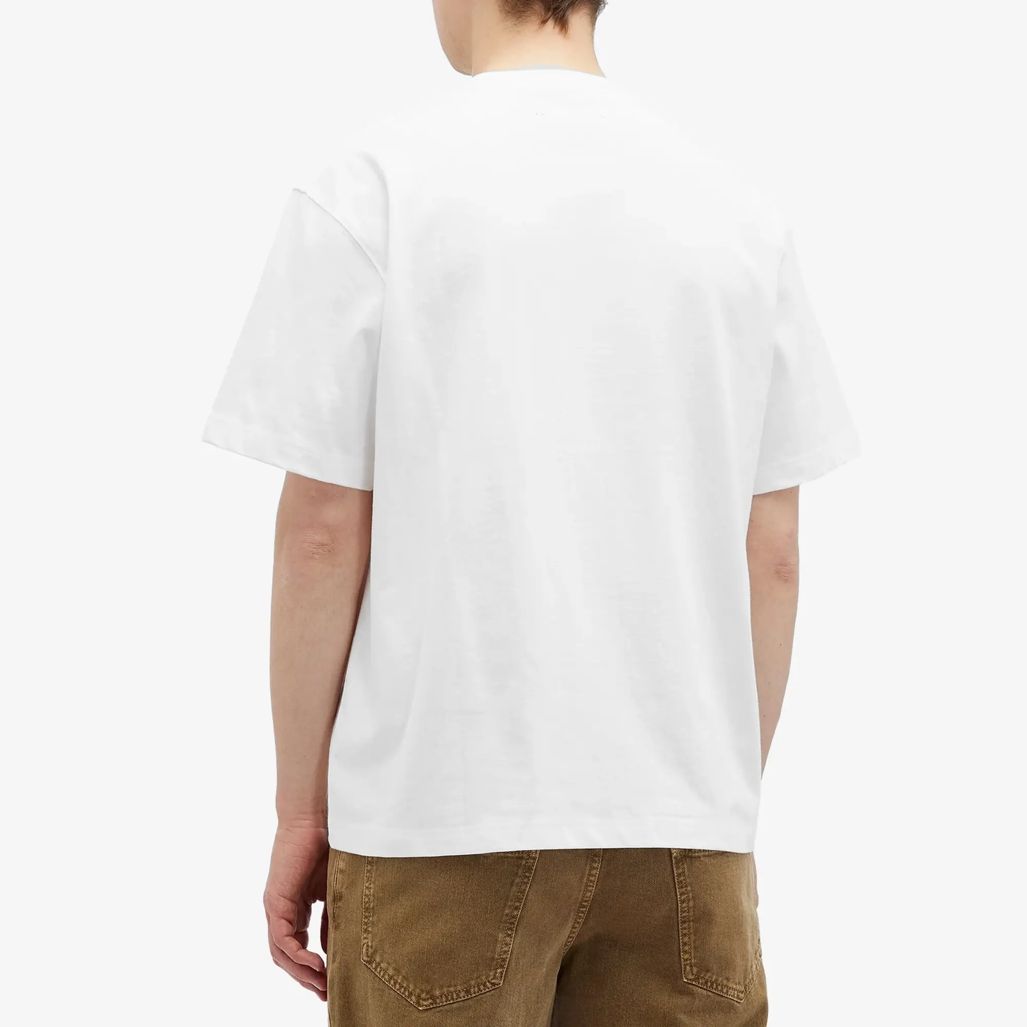 Pleasures Men's Impact Pocket Heavyweight T-Shirt White