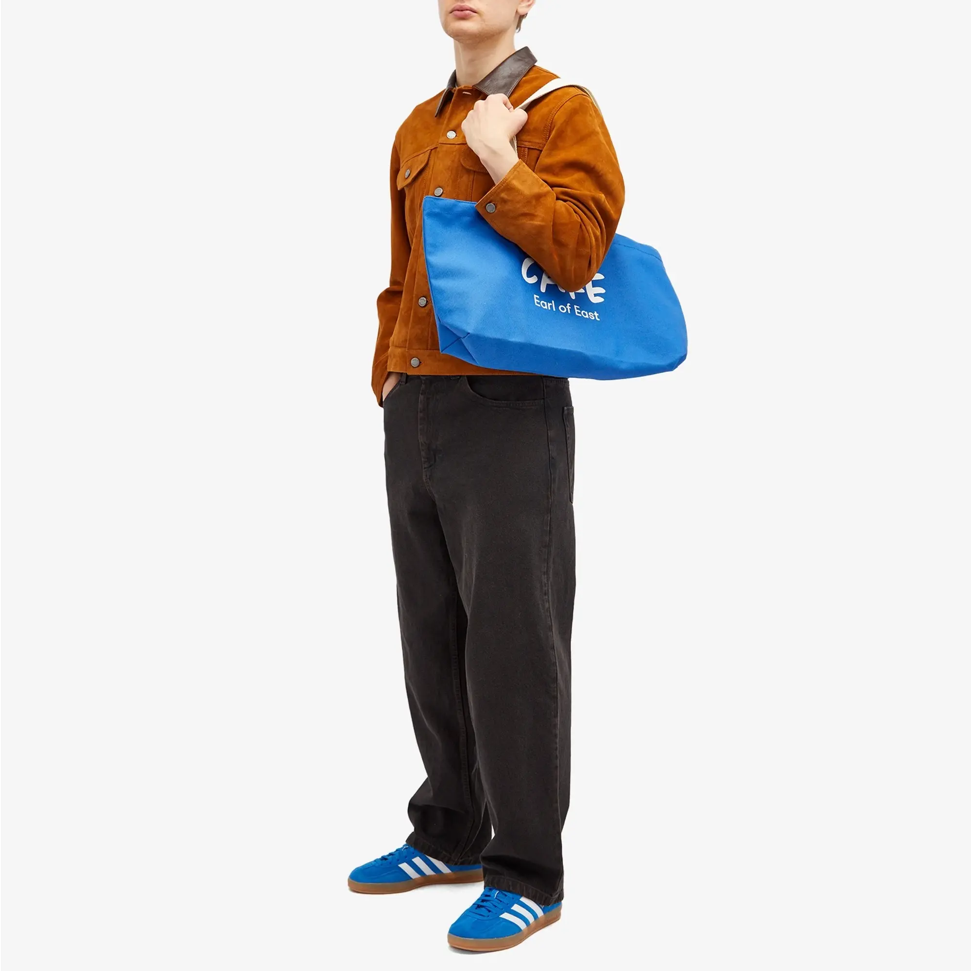 Earl of East Café Shopper Tote Blue