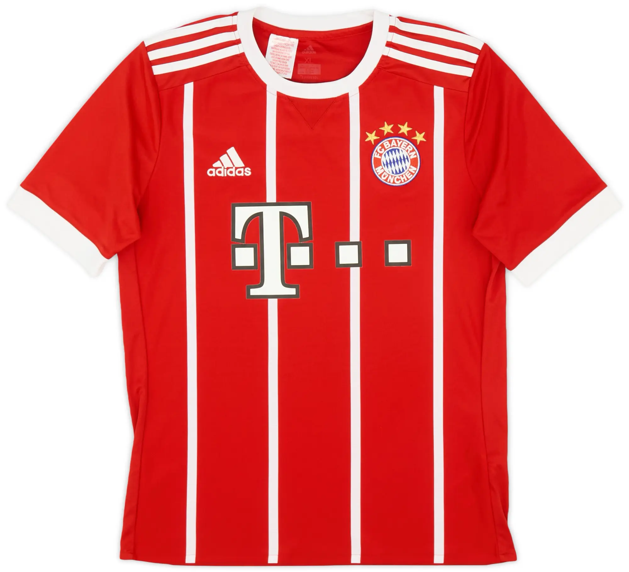adidas 2017-18 Bayern Munich Home Shirt - 8/10 - (XL.Boys)