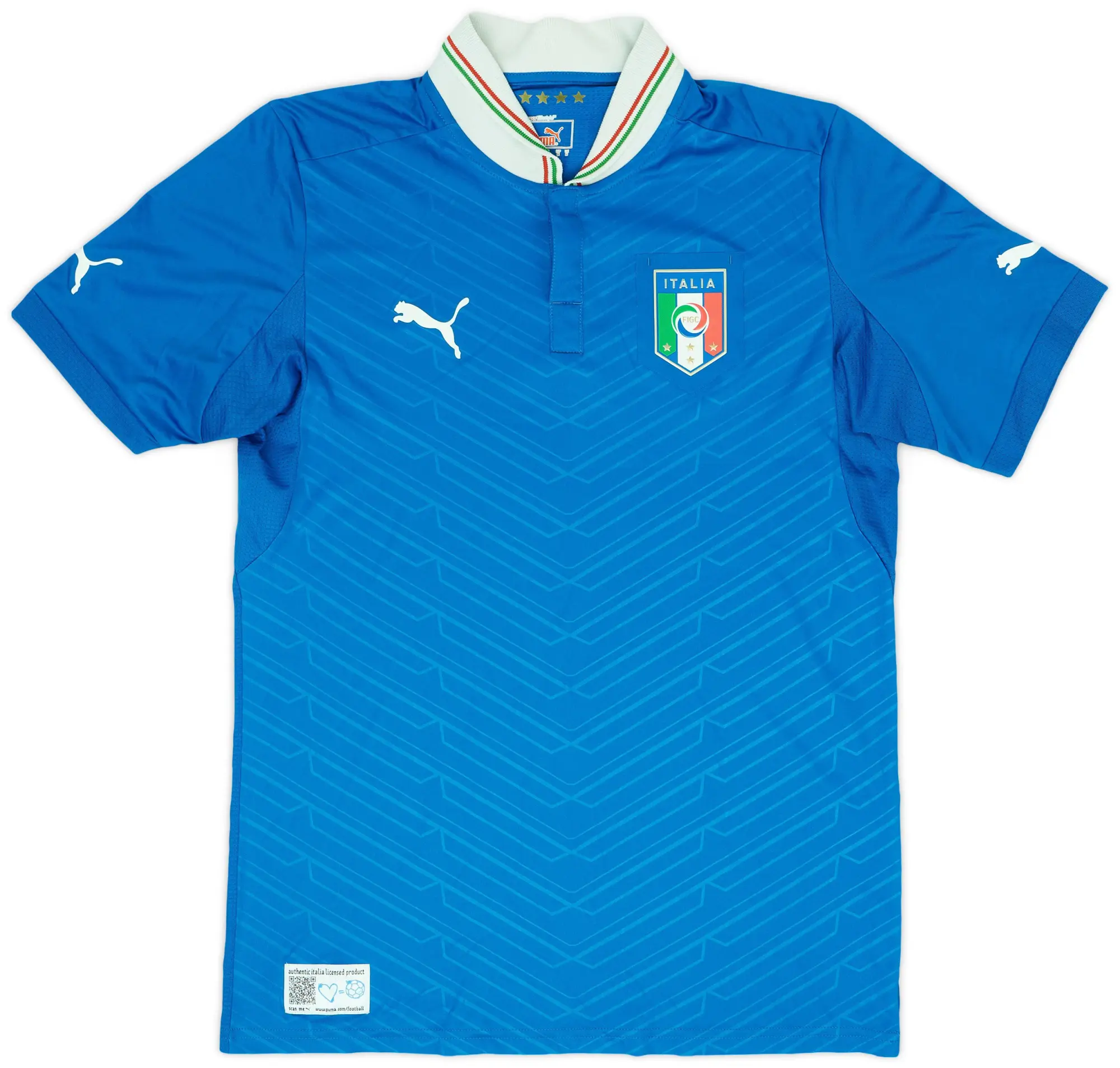 Puma 2012-13 Italy Home Shirt - 6/10 - (M)