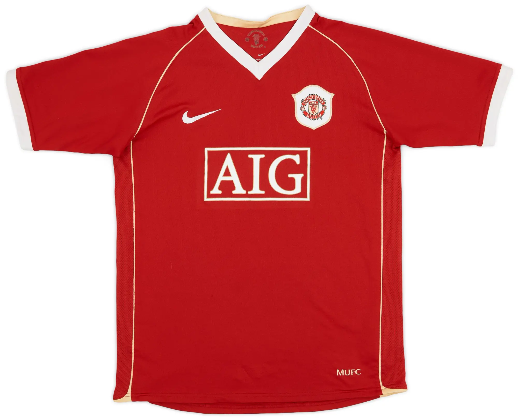 Nike 2006-07 Manchester United Home Shirt - 4/10 - (XL.Boys)