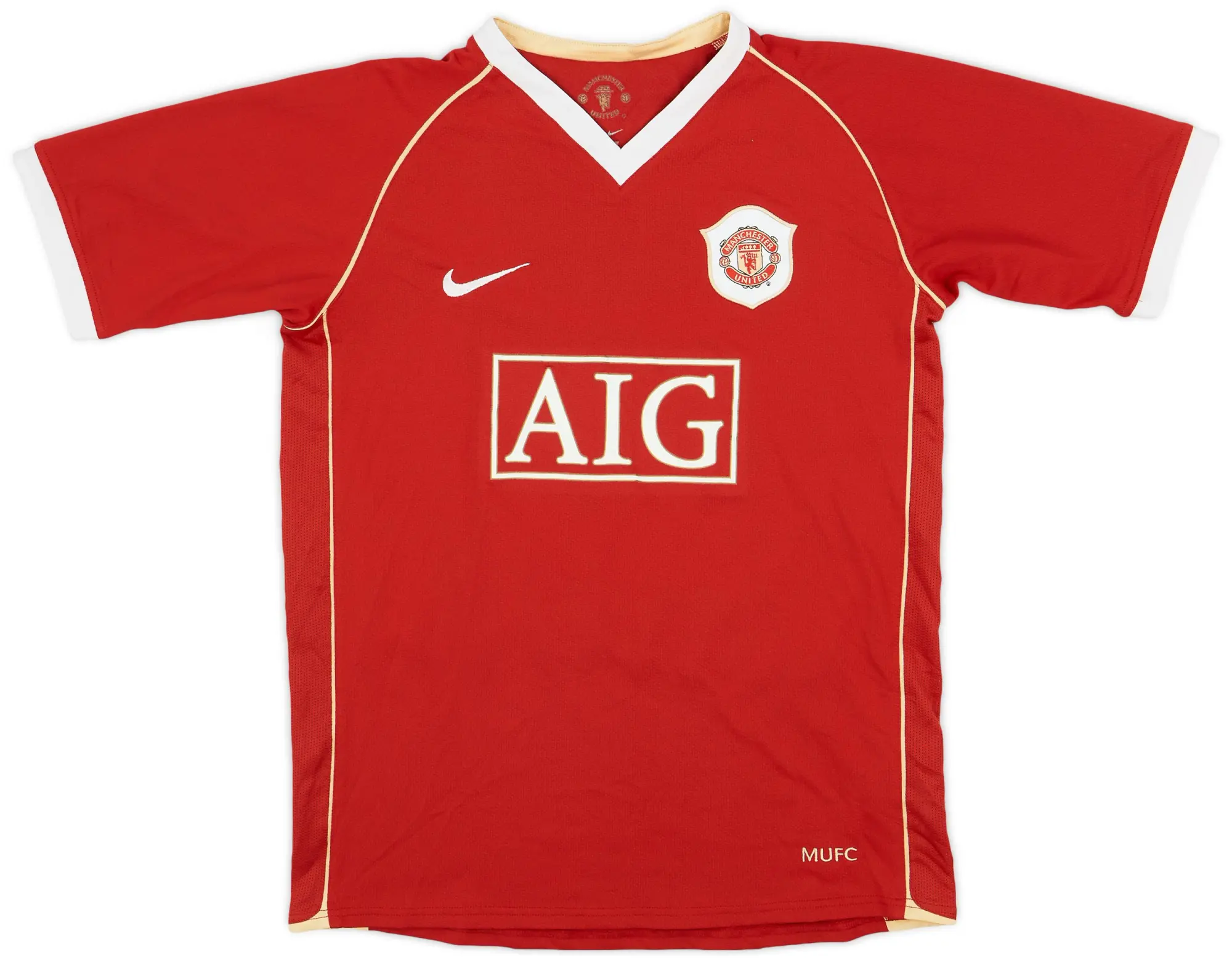 Nike 2006-07 Manchester United Home Shirt - 4/10 - (XL.Boys)