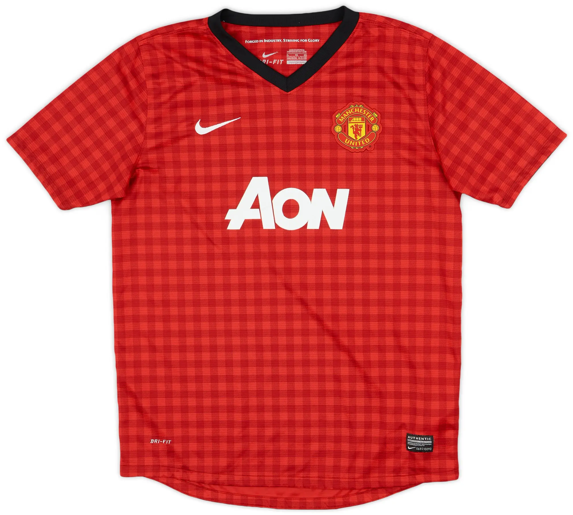 Nike 2012-13 Manchester United Home Shirt - 8/10 - (XL.Boys)