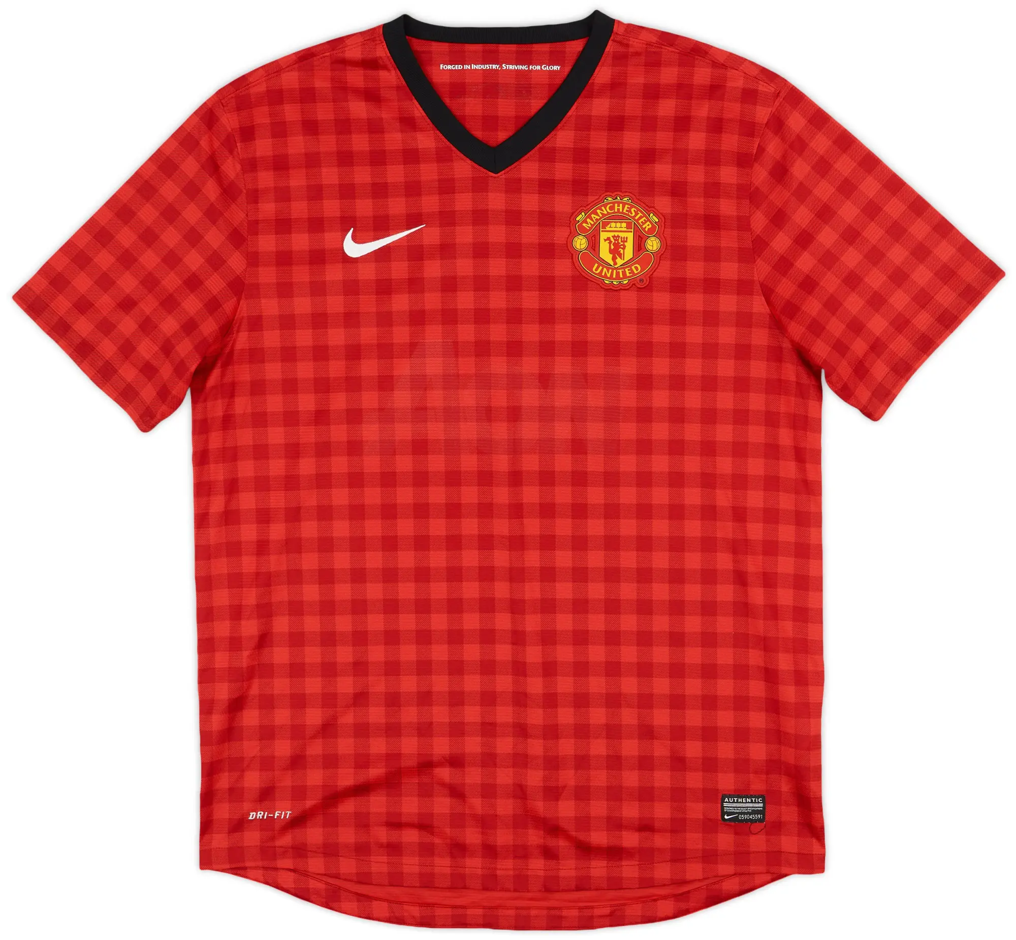 Nike 2012 13 Manchester United Home Shirt 4 10 L MUNH12 430 FOOTY.COM