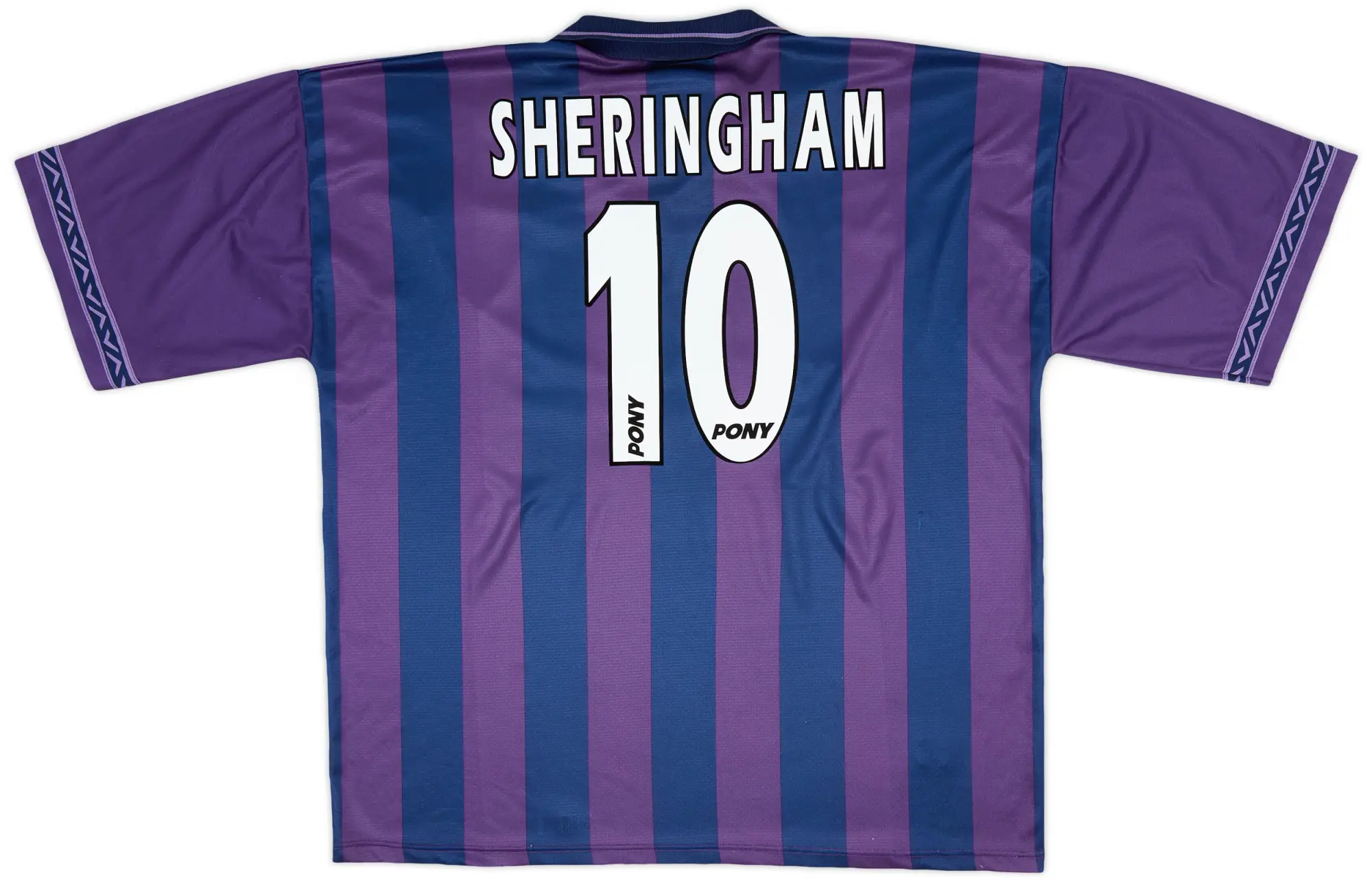 1995-97 Tottenham Away Shirt Sheringham #10 - 7/10 - (XXL)