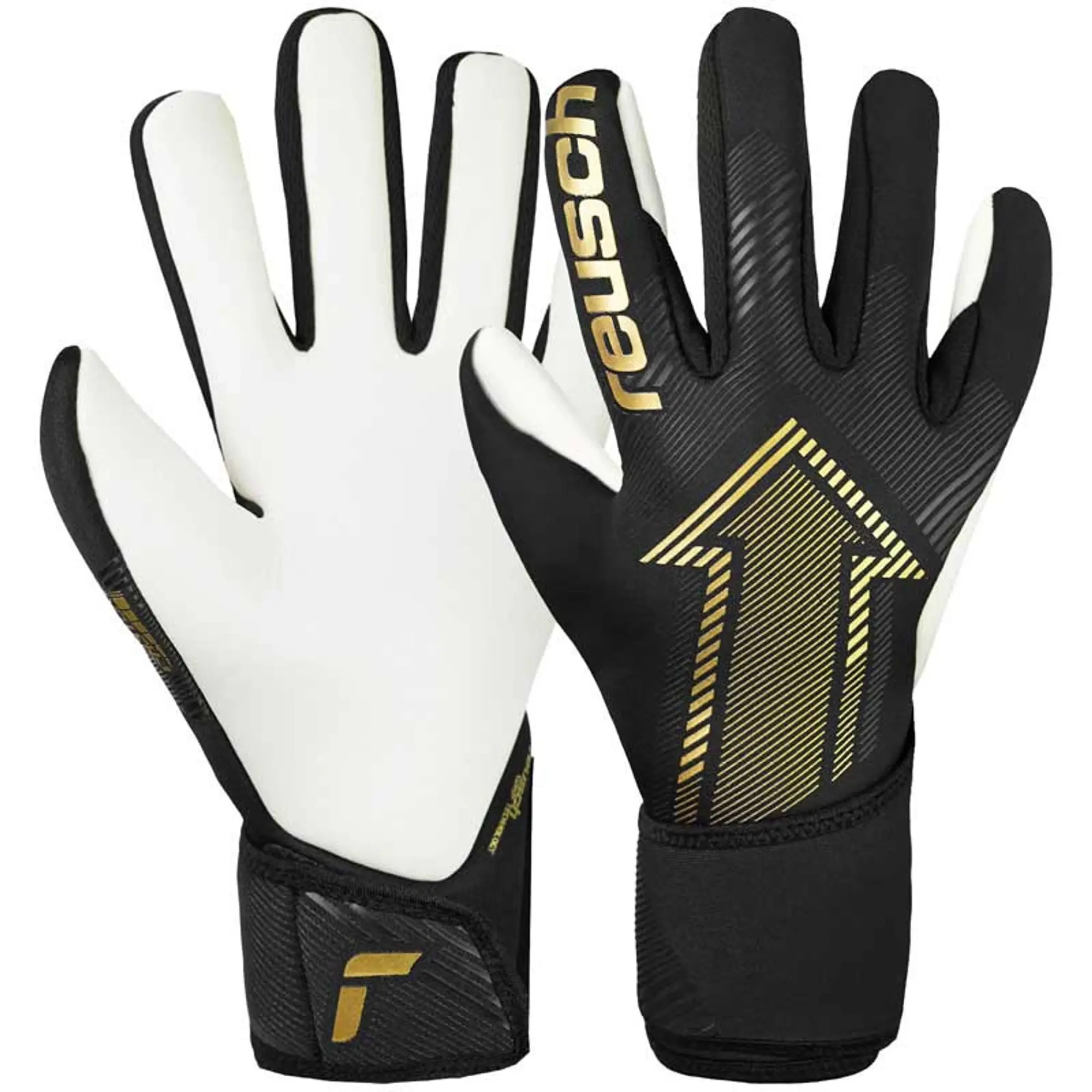 Reusch Goalkeeper Gloves Fastgrip Silver - ['Black']