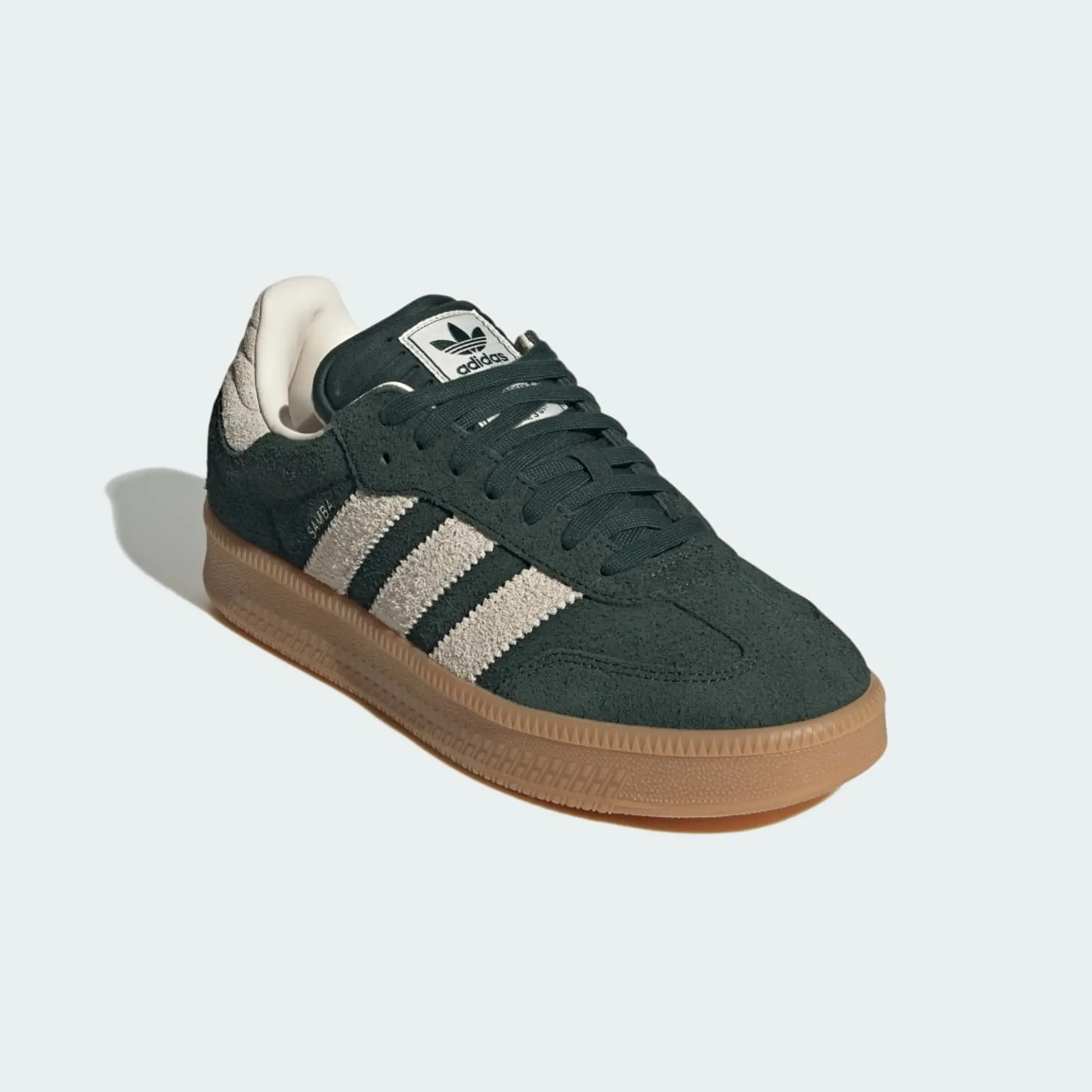 Adidas Originals Samba Xlg Trainers In Dark Green And White