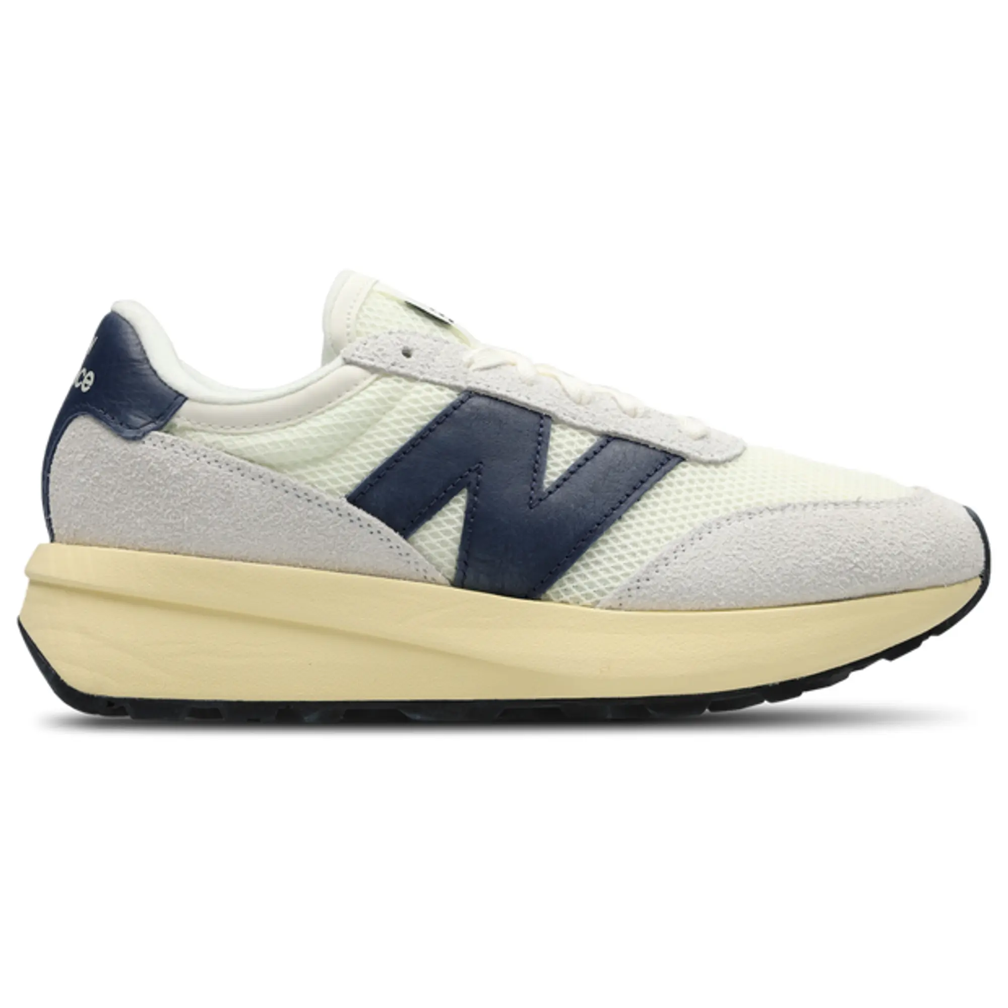 New Balance Unisex 370 in Blue/White Suede/Mesh