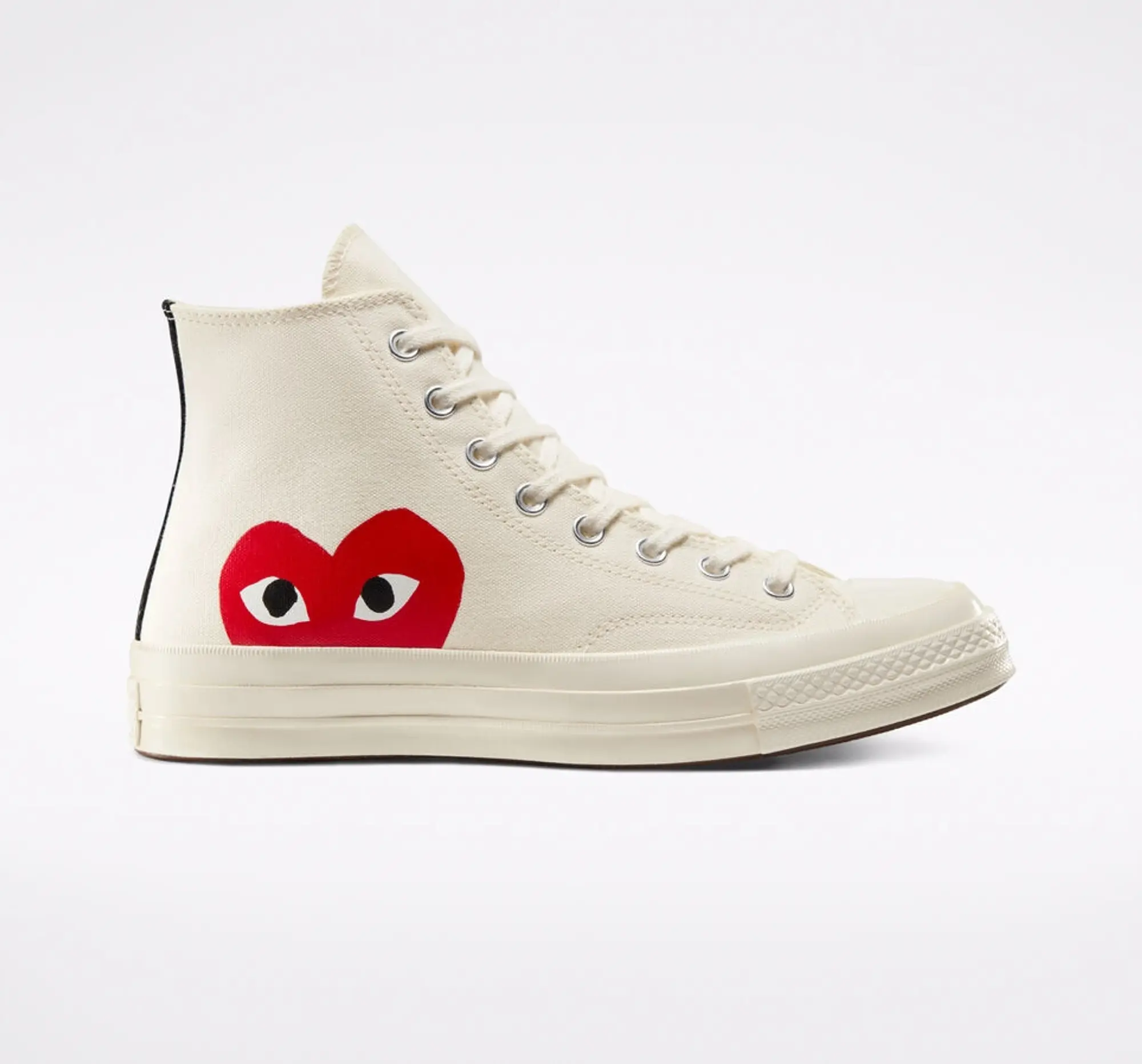 Converse Converse x Comme des Garcons PLAY Chuck 70 White White Red A08792C FOOTY.COM