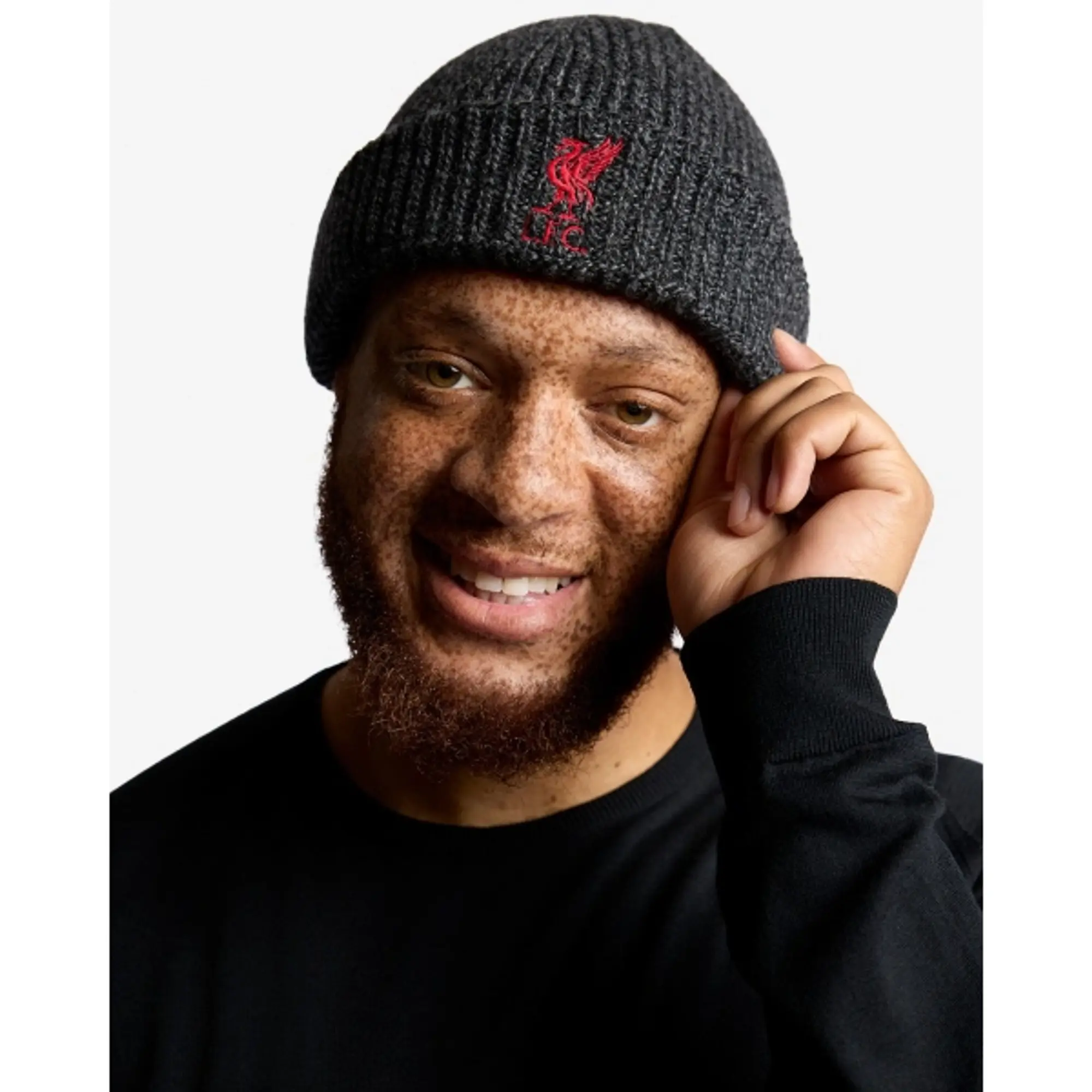 Liverpool FC LFC X John Smedley Adults Hat Graphite