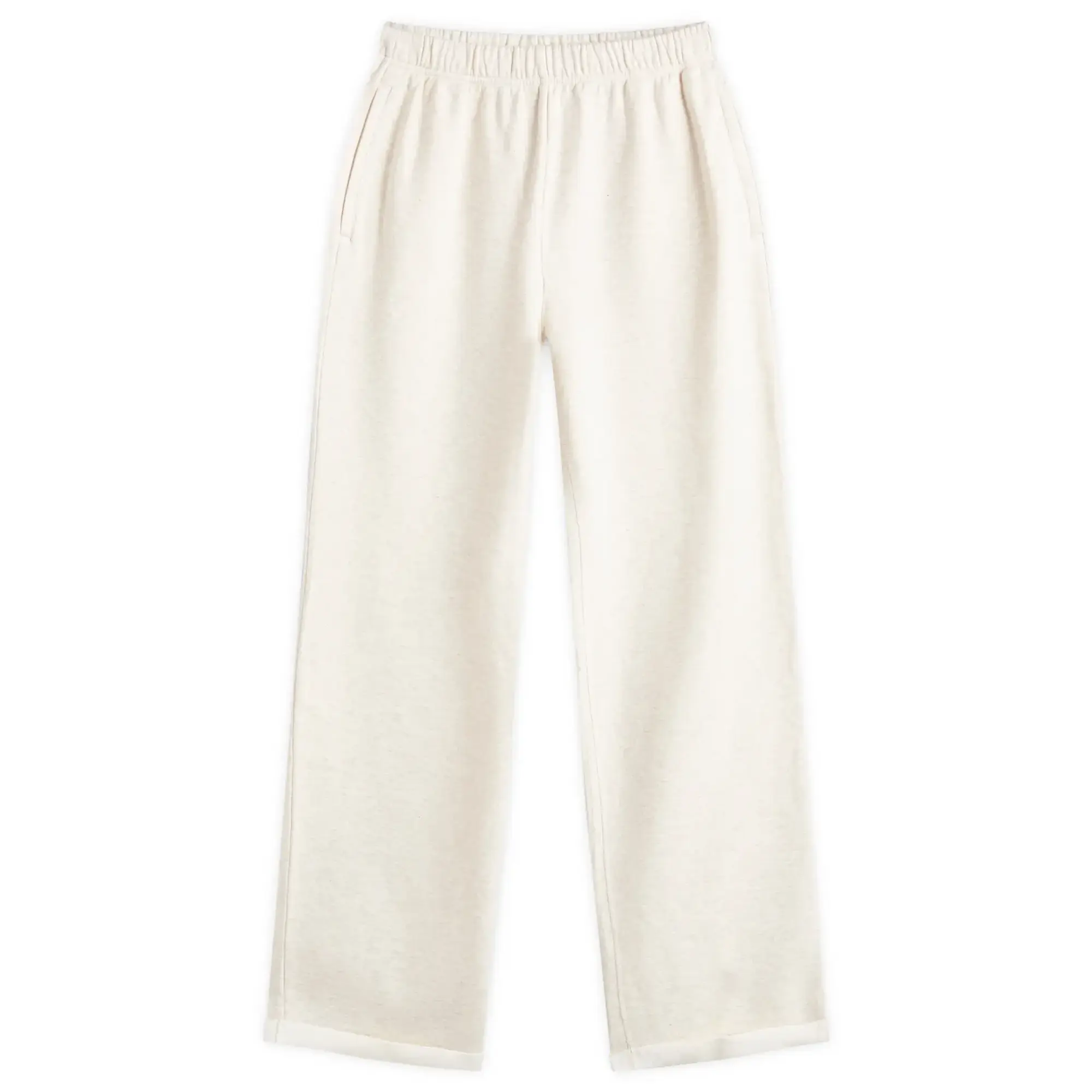 SKIMS Women's Cotton Fleece Straight Leg Pant Oatmeal Heather