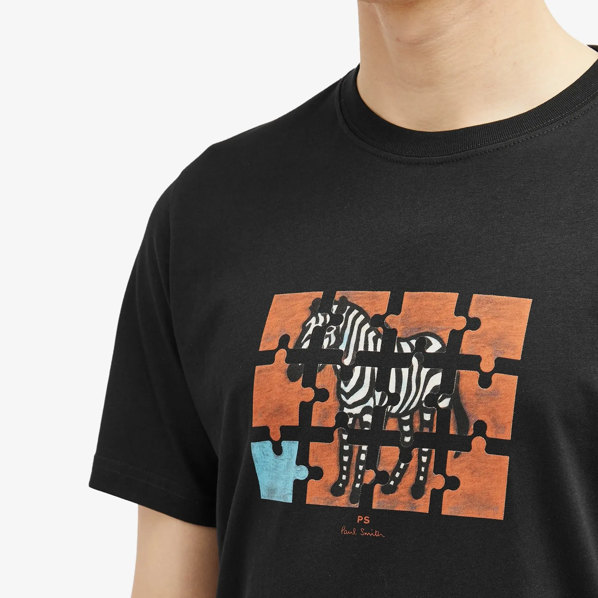 Paul Smith Men's Jigsaw T-Shirt Black