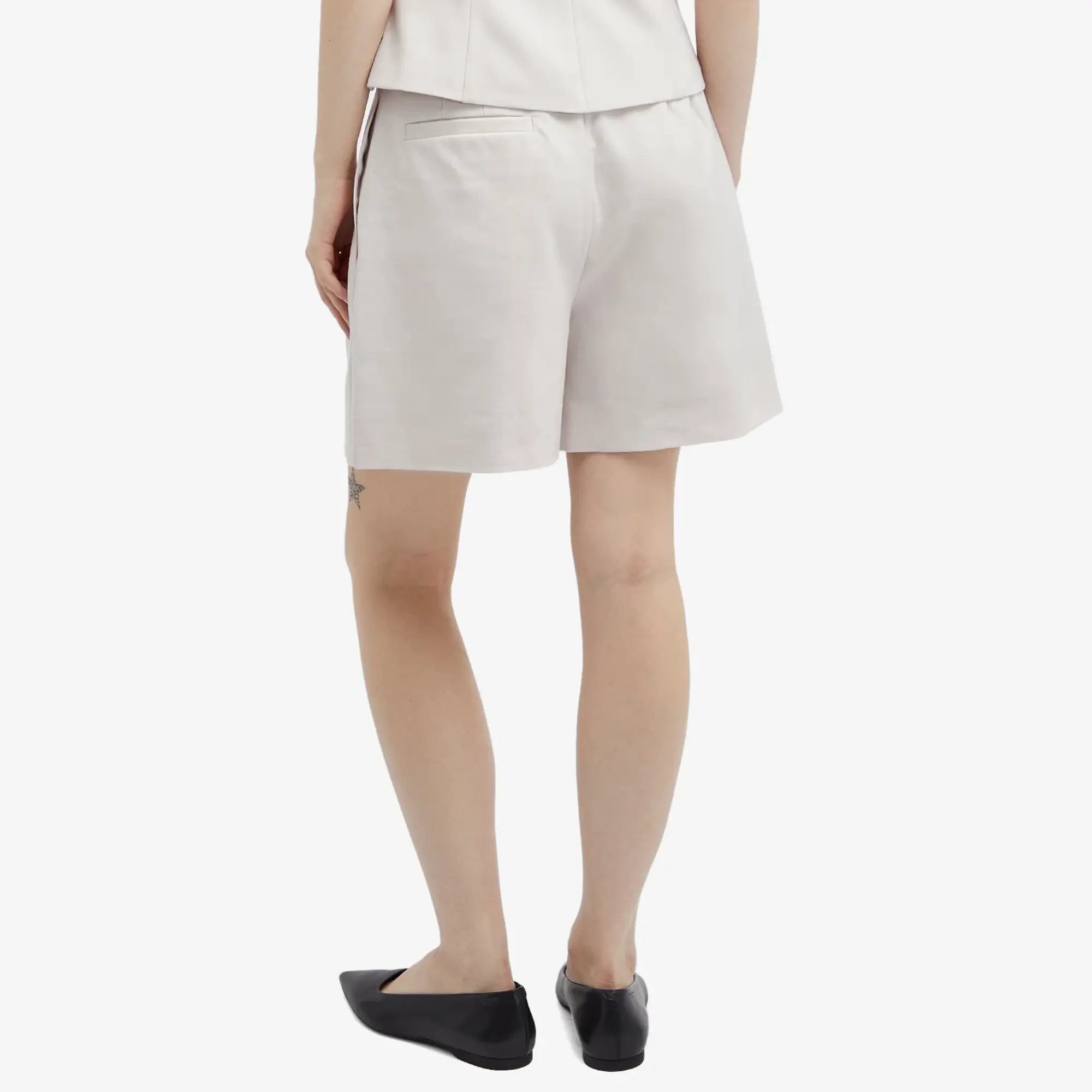 SIR. The Label Women's Laredo Tailored Short Light Ecru