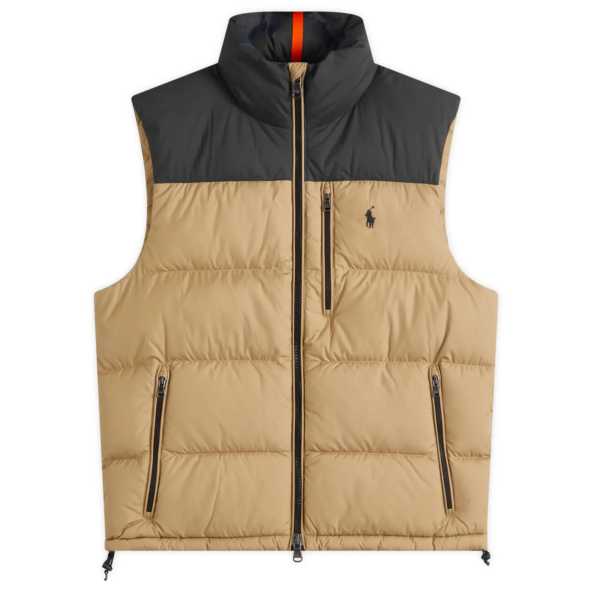 Polo Ralph Lauren Men's El Cap Down Vest Desert Khaki/Polo Black