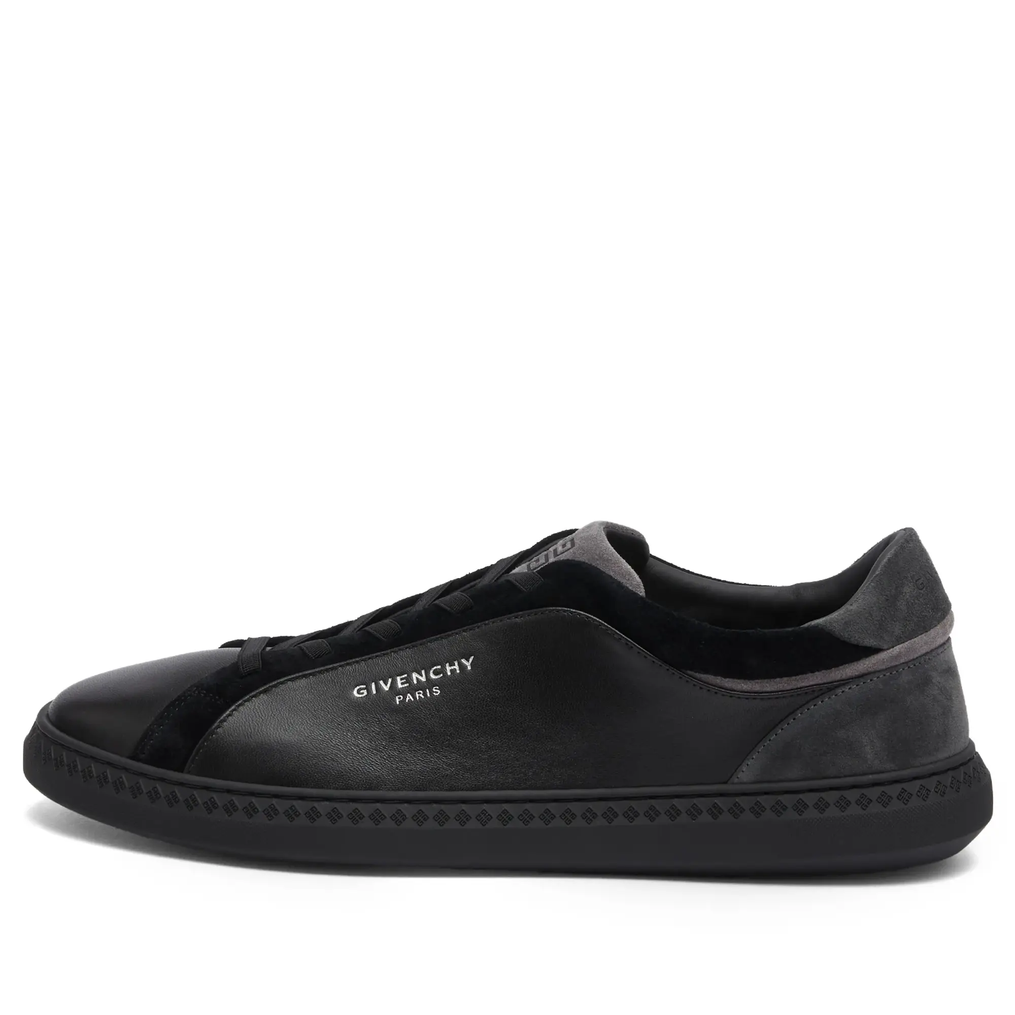 Givenchy Men's G Set Low Top Elastic Sneakers Black/Grey