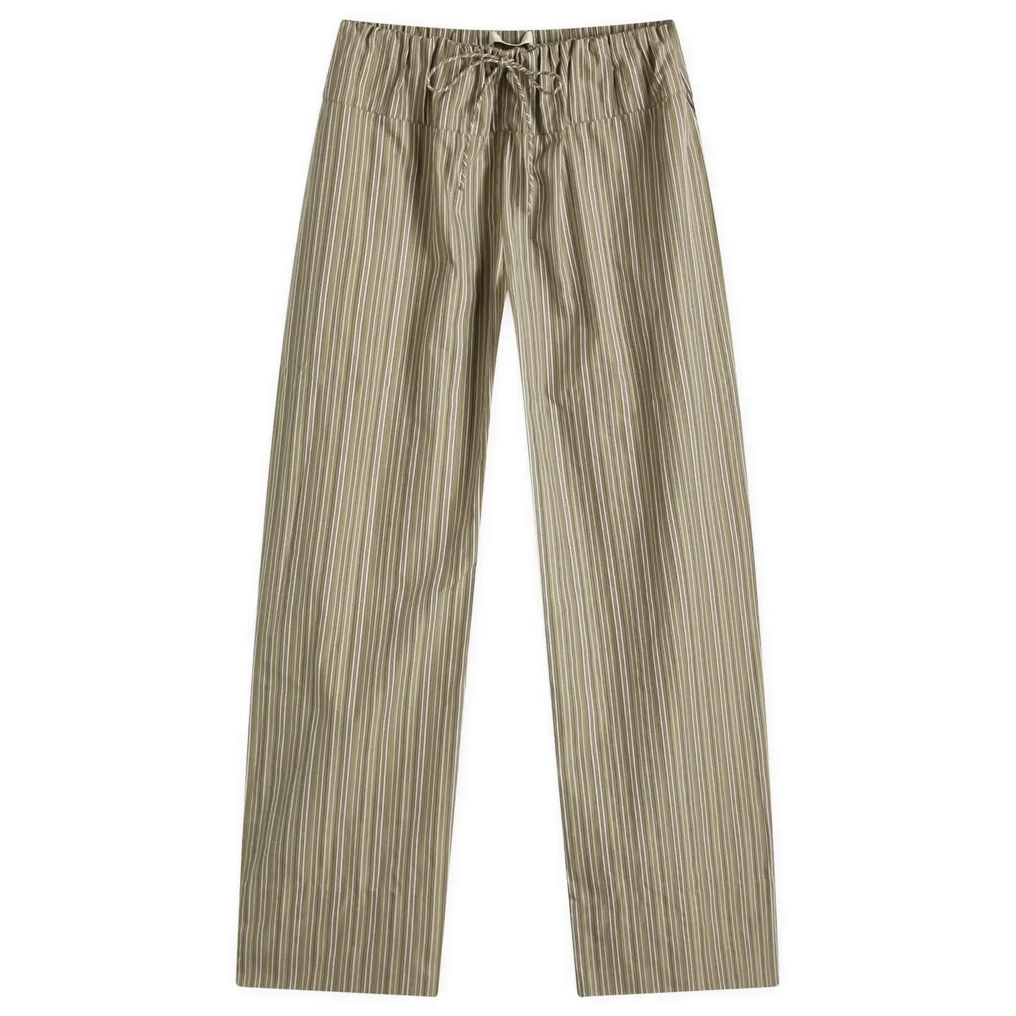 Faithfull The Brand Women's Vieu Relxaed Stripe Pants Khaki Stripe