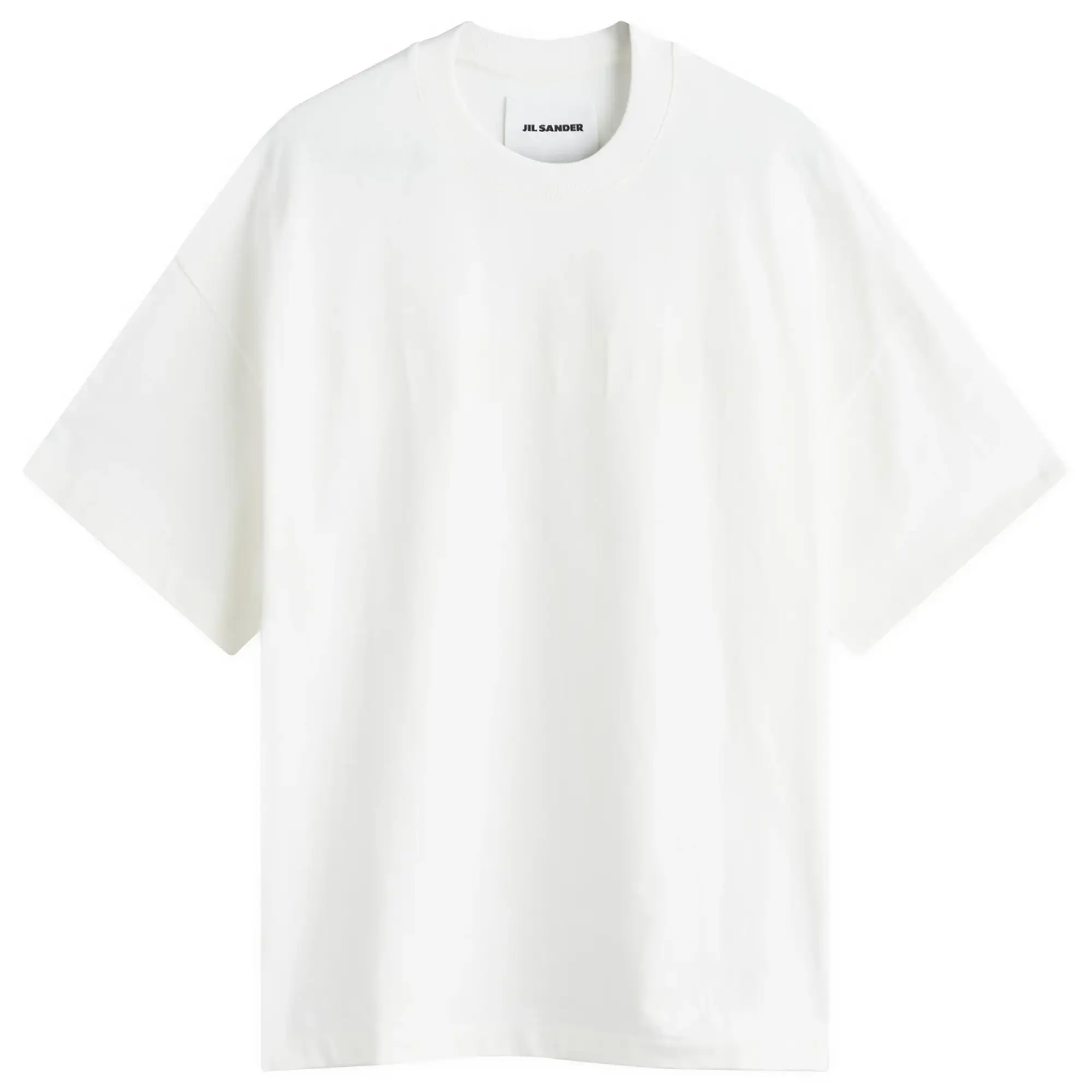 Jil Sander Men's Stiff Lightweight T-Shirt Porcelain