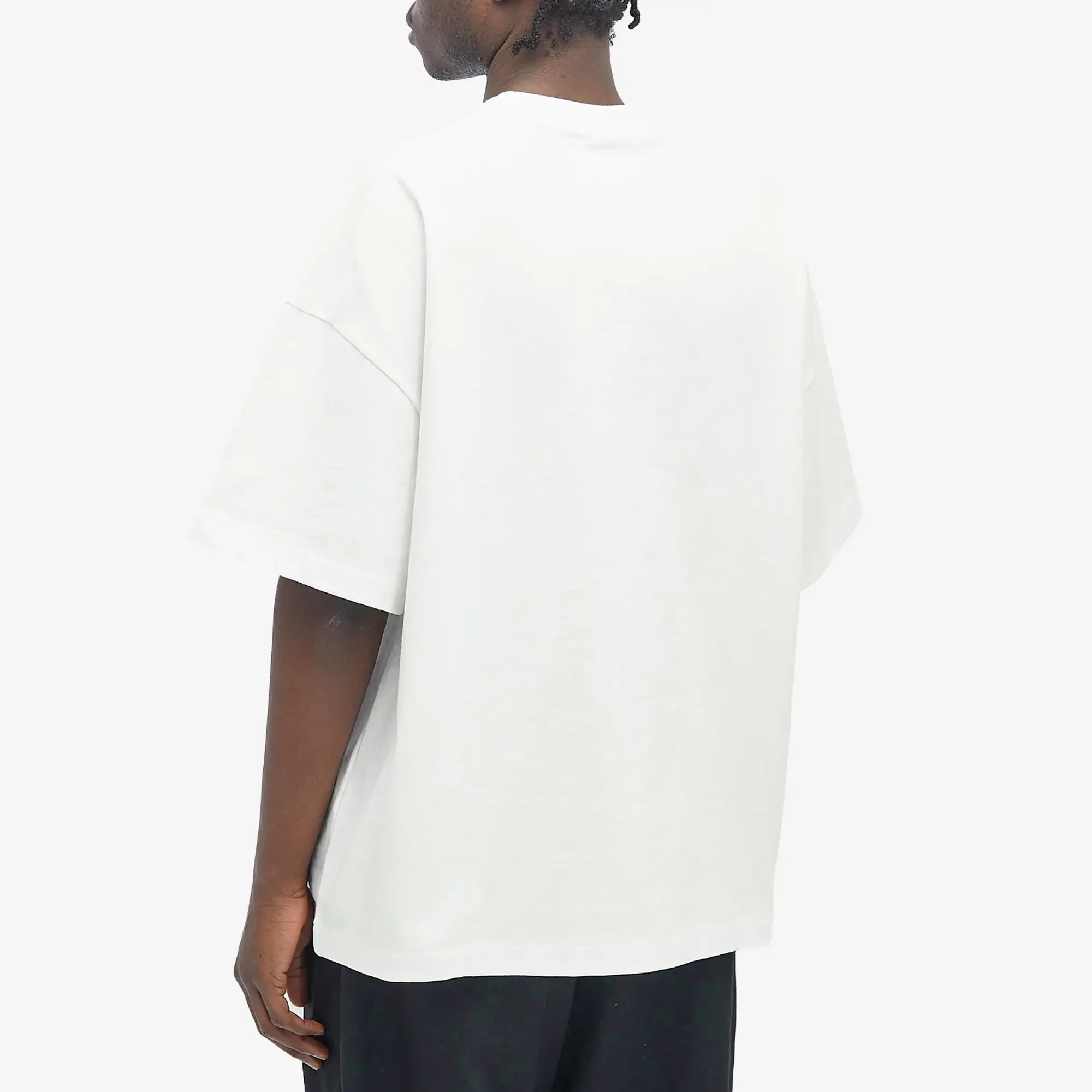 Jil Sander Men's Stiff Lightweight T-Shirt Porcelain