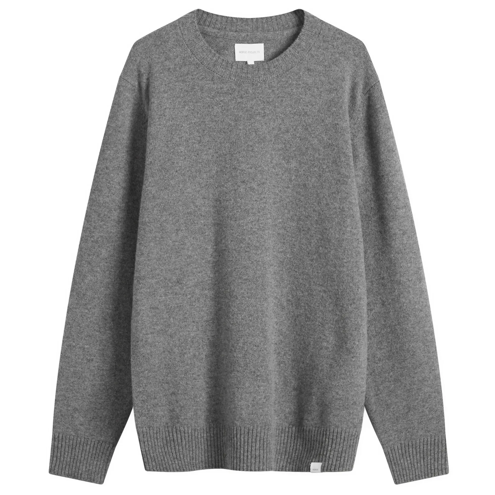 Norse Projects Standard Merino Lambswool Sweater Men Pullovers Grey