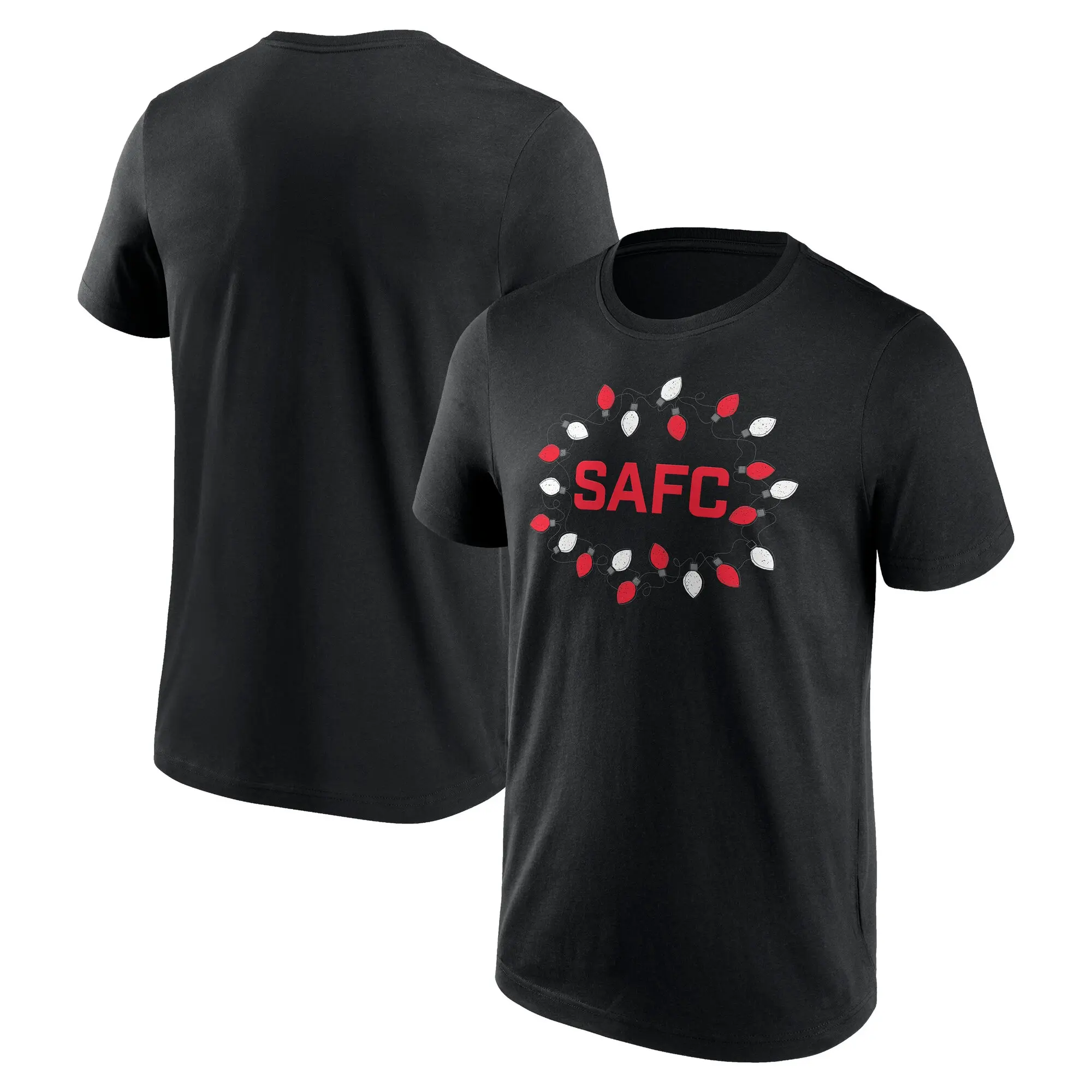 Fanatics Sunderland Christmas 2024 Graphic T-Shirt - Black - Mens