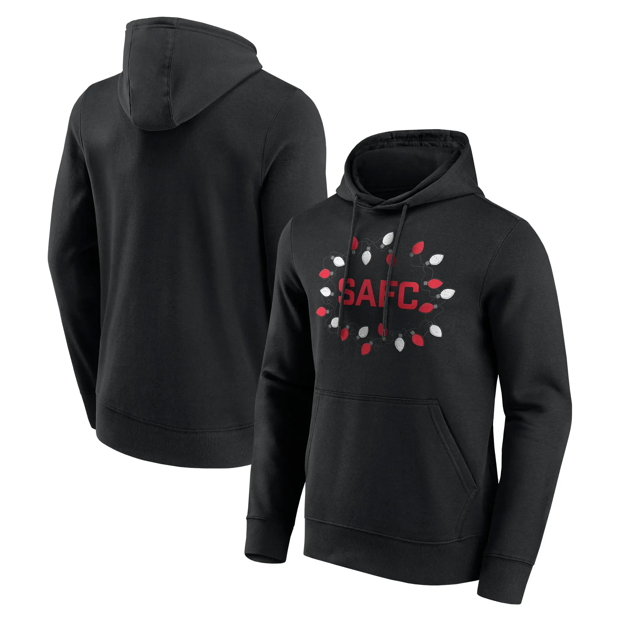 Fanatics Sunderland Christmas 2024 Graphic Hoodie - Black - Mens