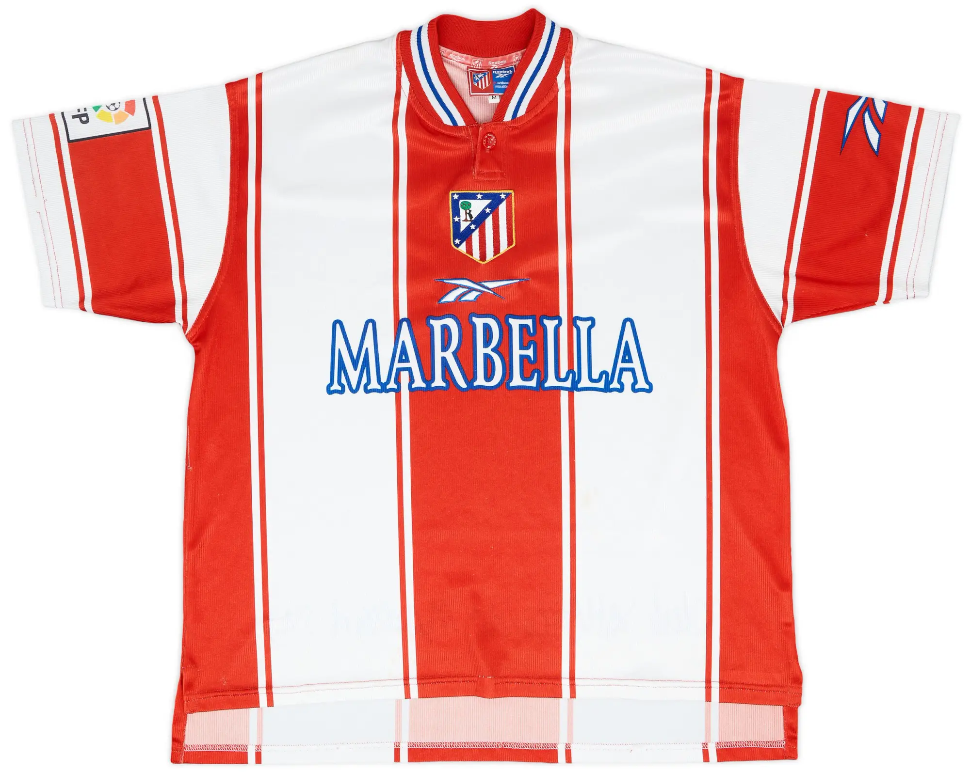 Reebok 1999-00 Atletico Madrid Home Shirt - 8/10 - (M)