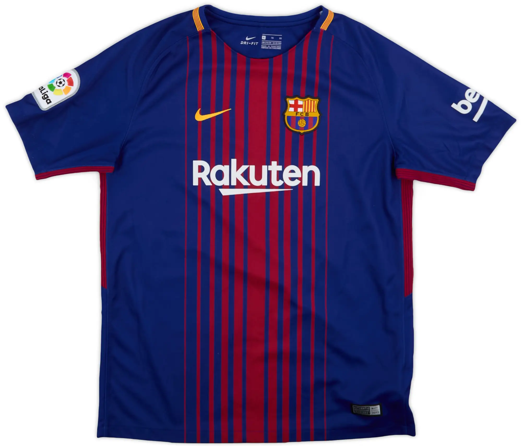 Nike 2017-18 Barcelona Home Shirt - 9/10 - (XL.Boys)