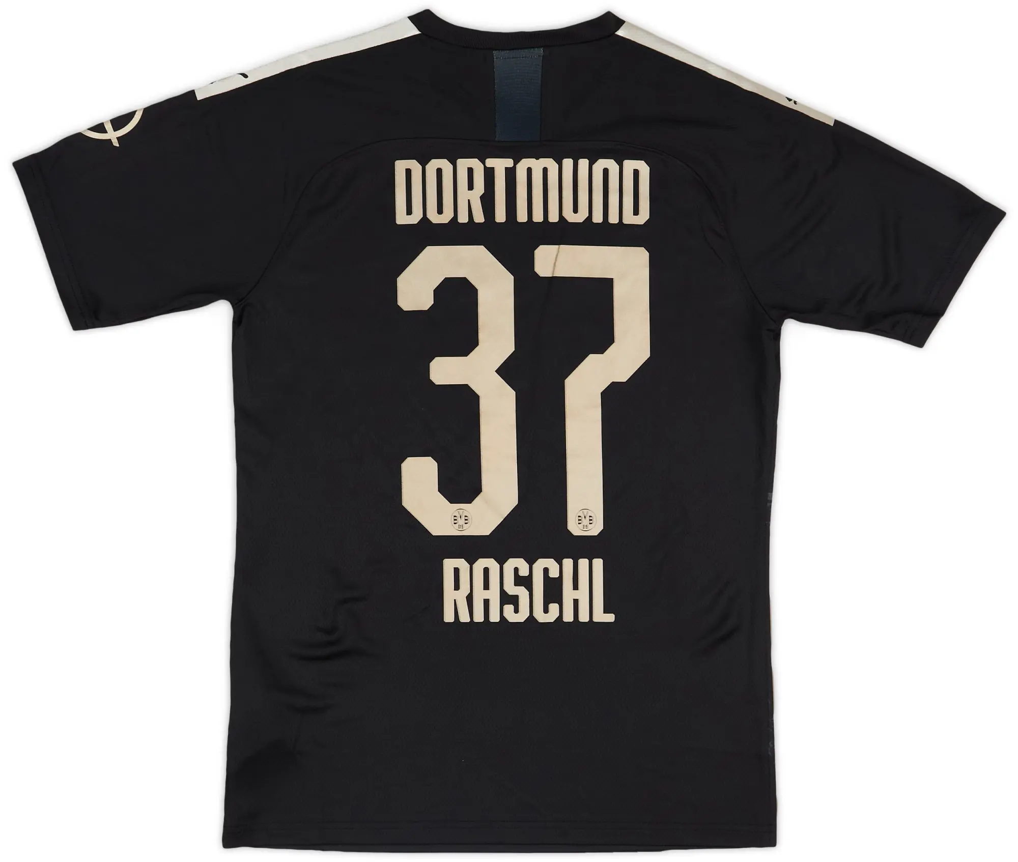 Puma 2019-20 Borussia Dortmund Player Issue Away Shirt Raschl #37
