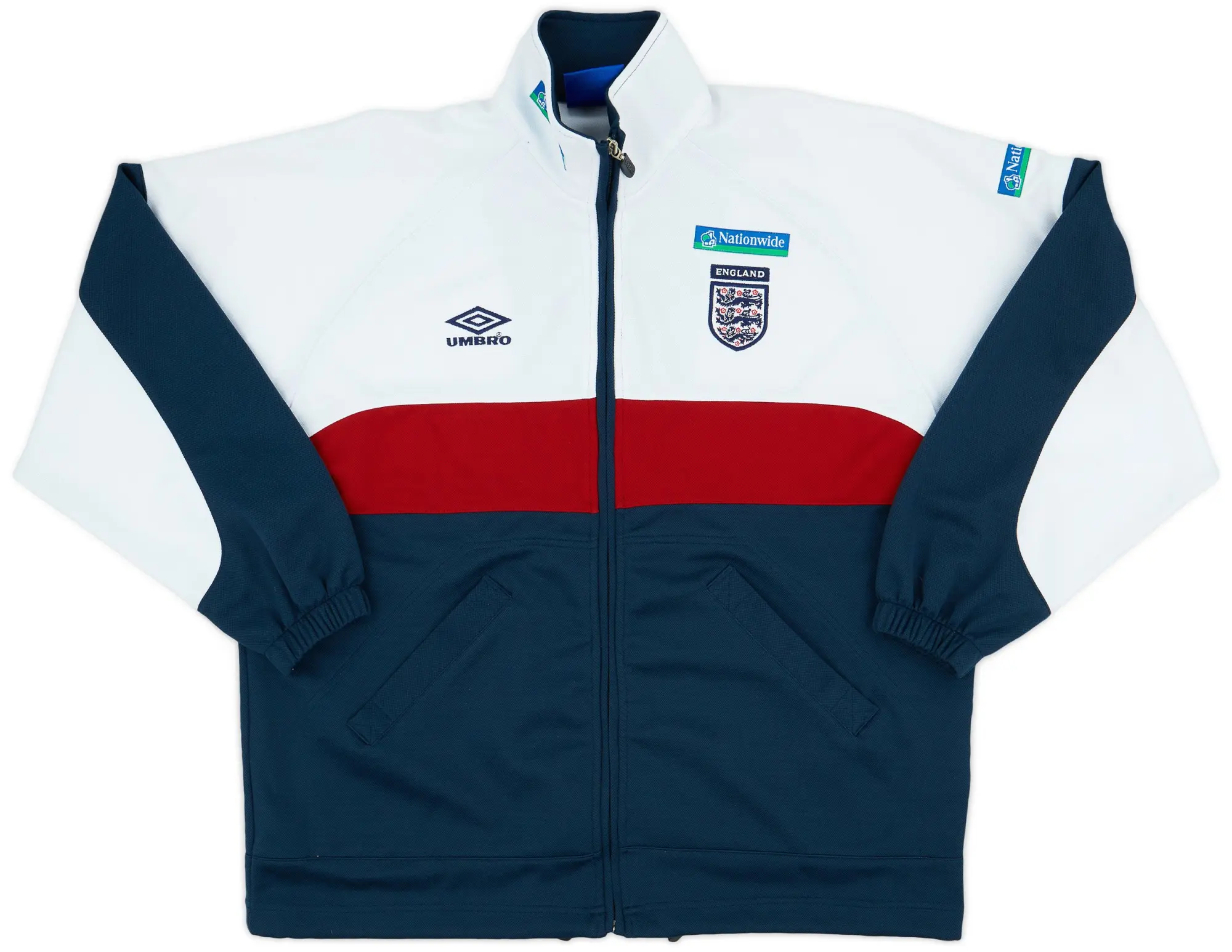 2000-02 England Umbro Track Jacket - 8/10 - (M)