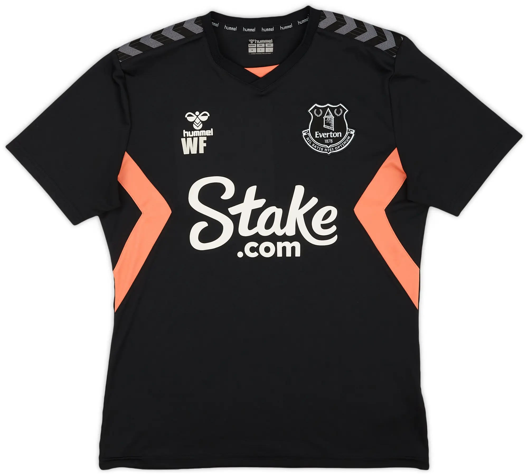 2020-21 Everton Staff Issue Hummel Training Shirt WF' - 8/10 - (M)
