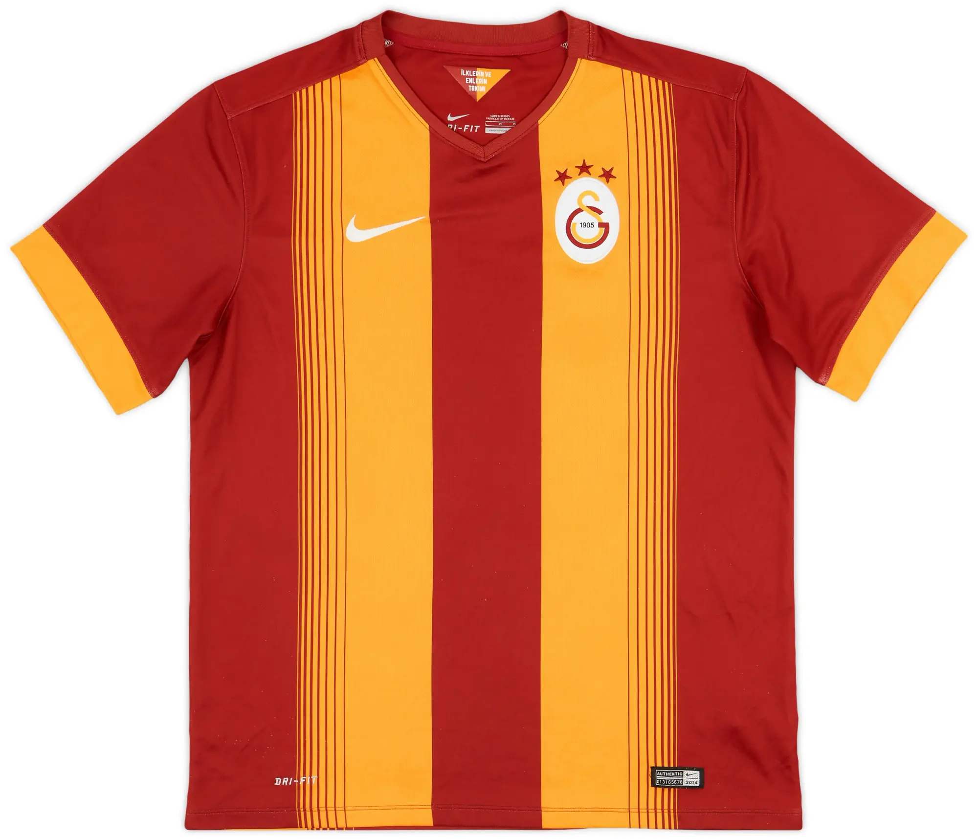 Nike 2014-15 Galatasaray Home Shirt - 8/10 - (L)
