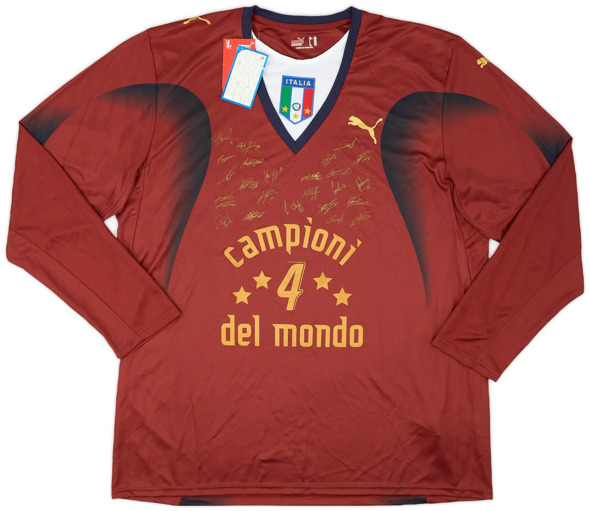 Puma 2006 Italy 'Campioni Del Mundo' GK Shirt (XXL)