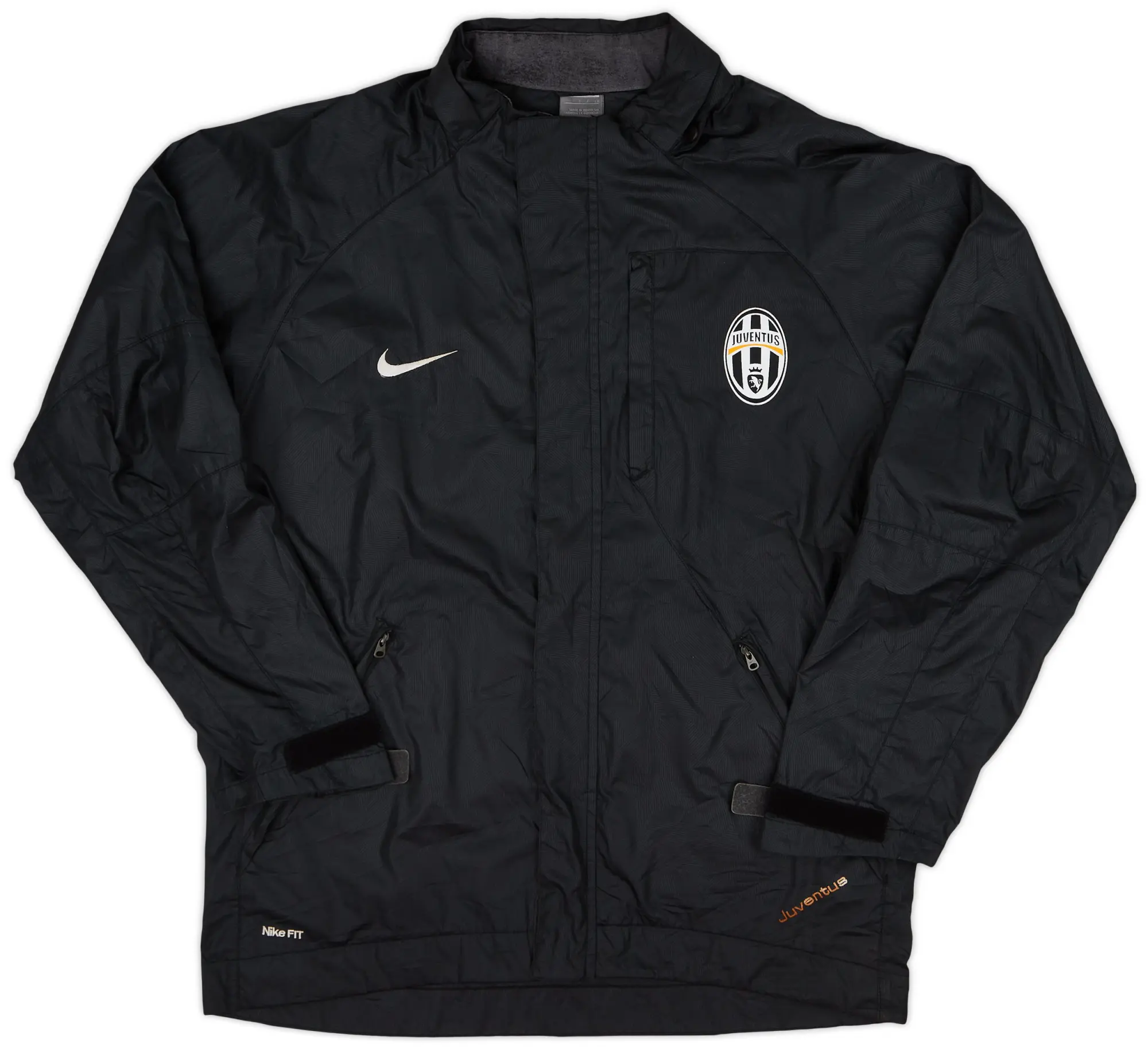 2007 08 Juventus Nike Hooded Rain Jacket 8 10 S JUVJ07 709 FOOTY.COM