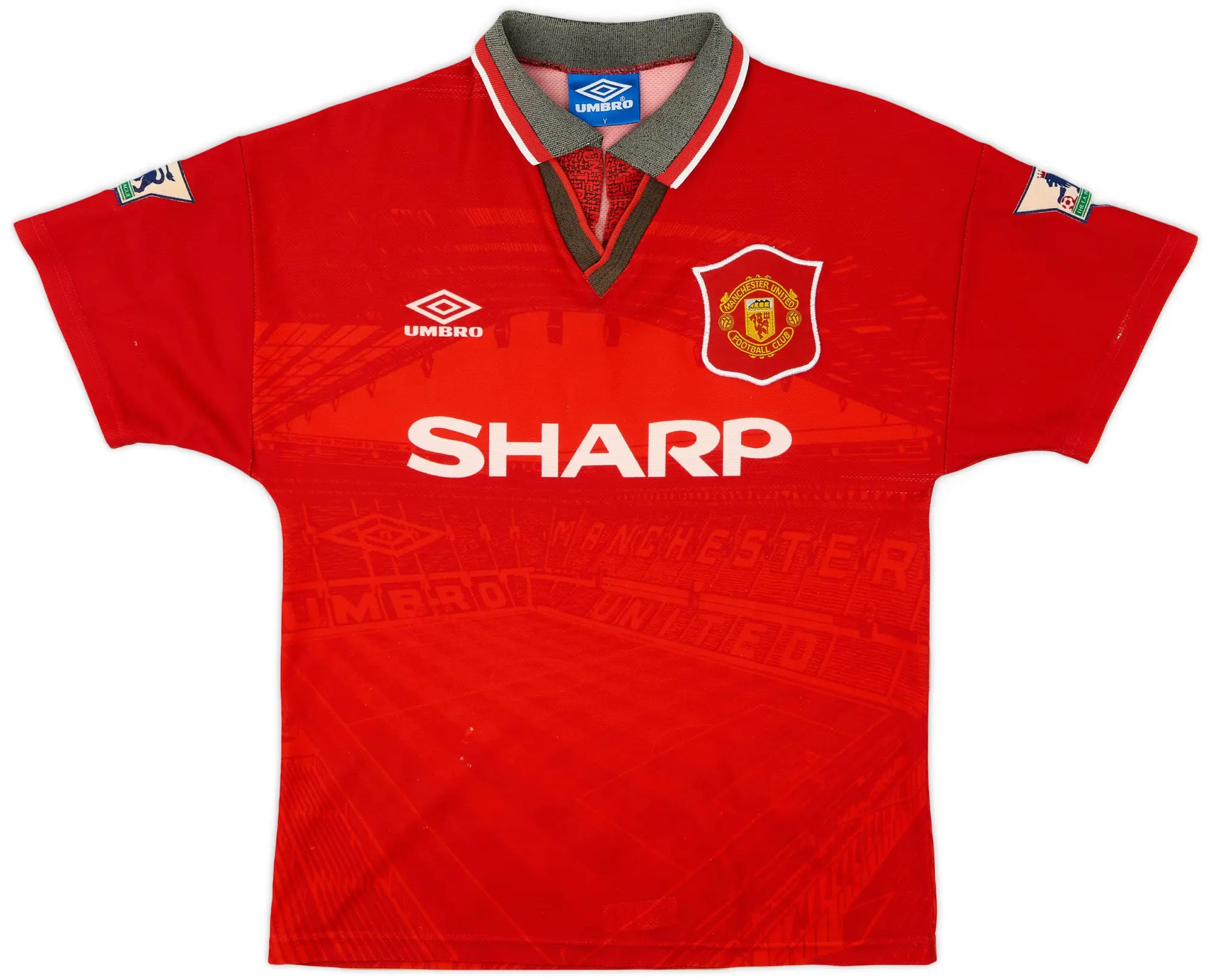 Umbro 1994-96 Manchester United Home Shirt - 5/10 - (Y)