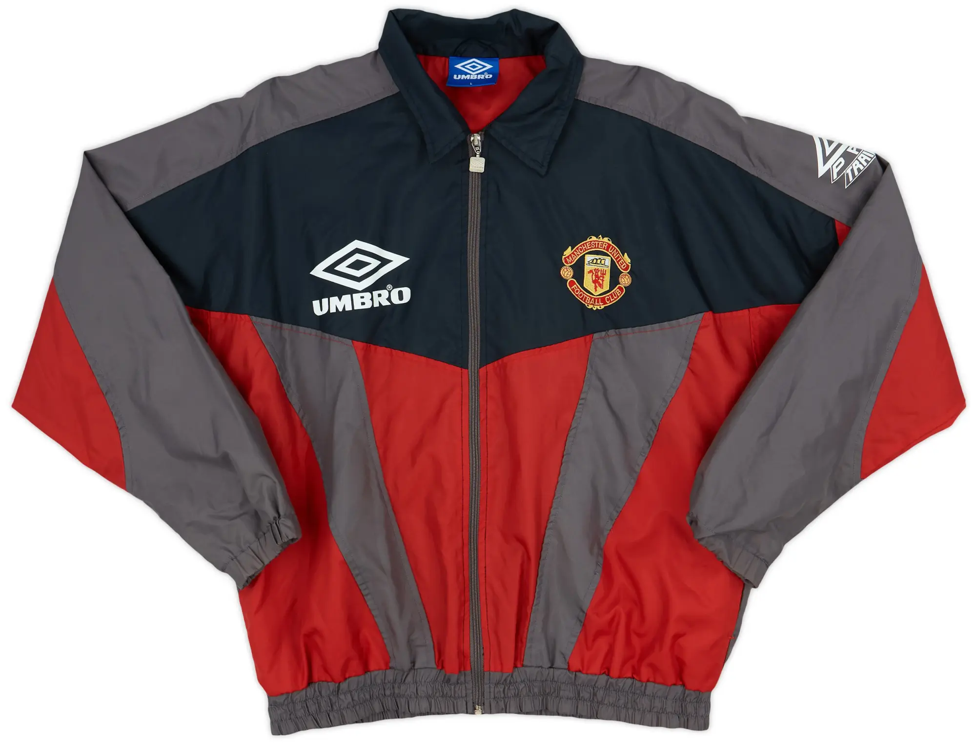 1994-95 Manchester United Umbro Coach Jacket - 8/10 - (L)