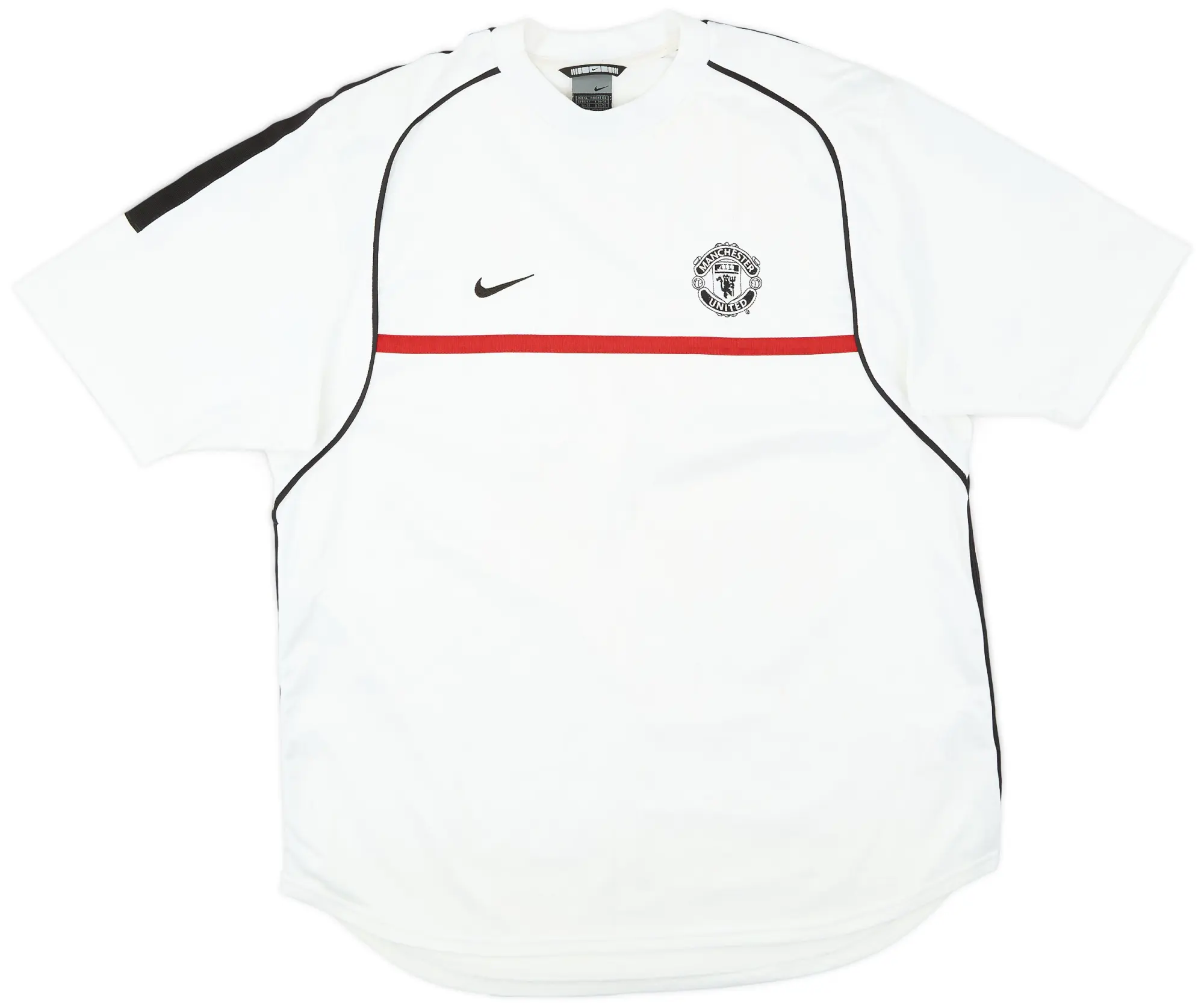 2001-02 Manchester United Nike Training Shirt - 8/10 - (XL)