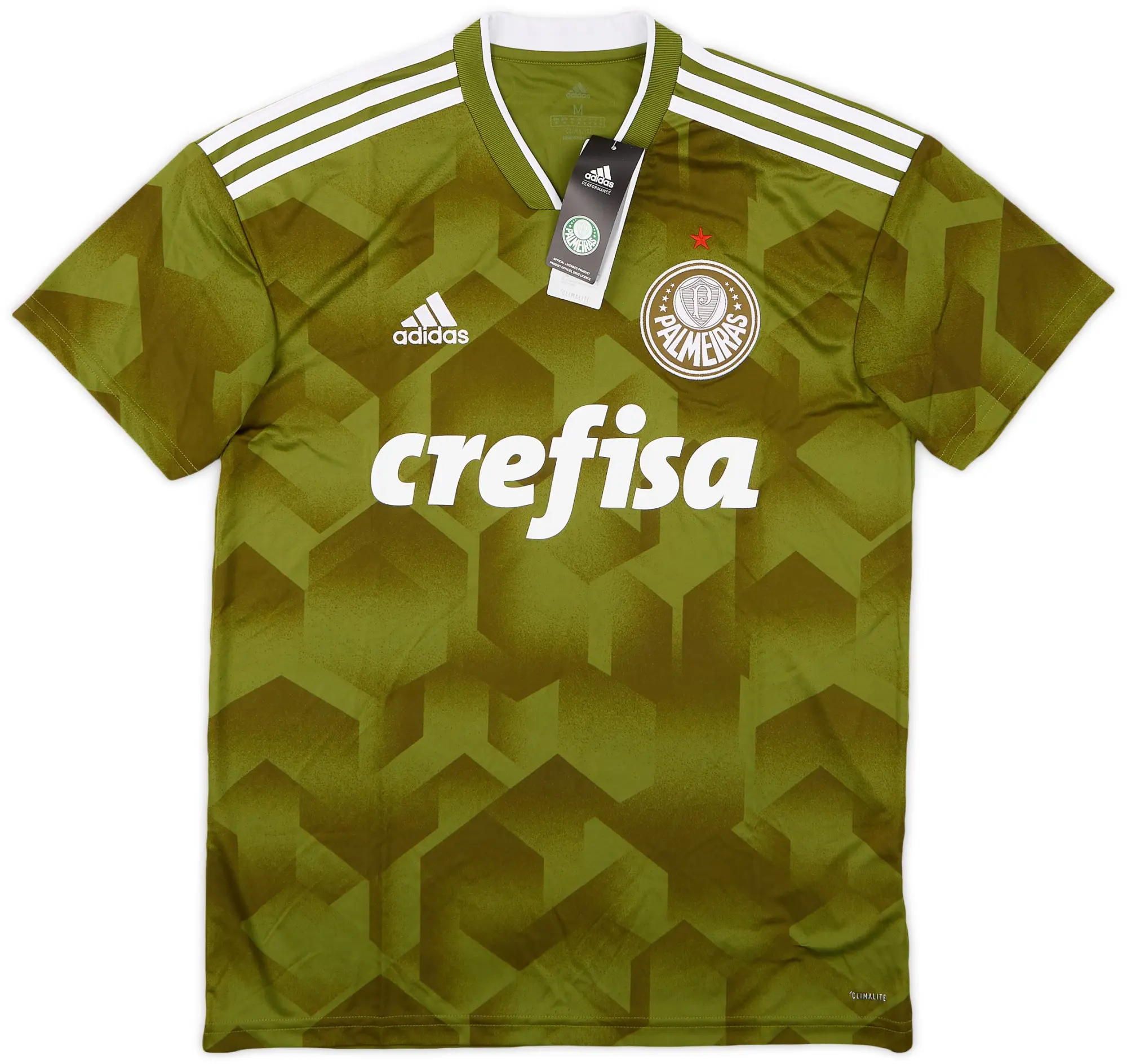 adidas Palmeiras Mens SS Third Shirt 2018/19