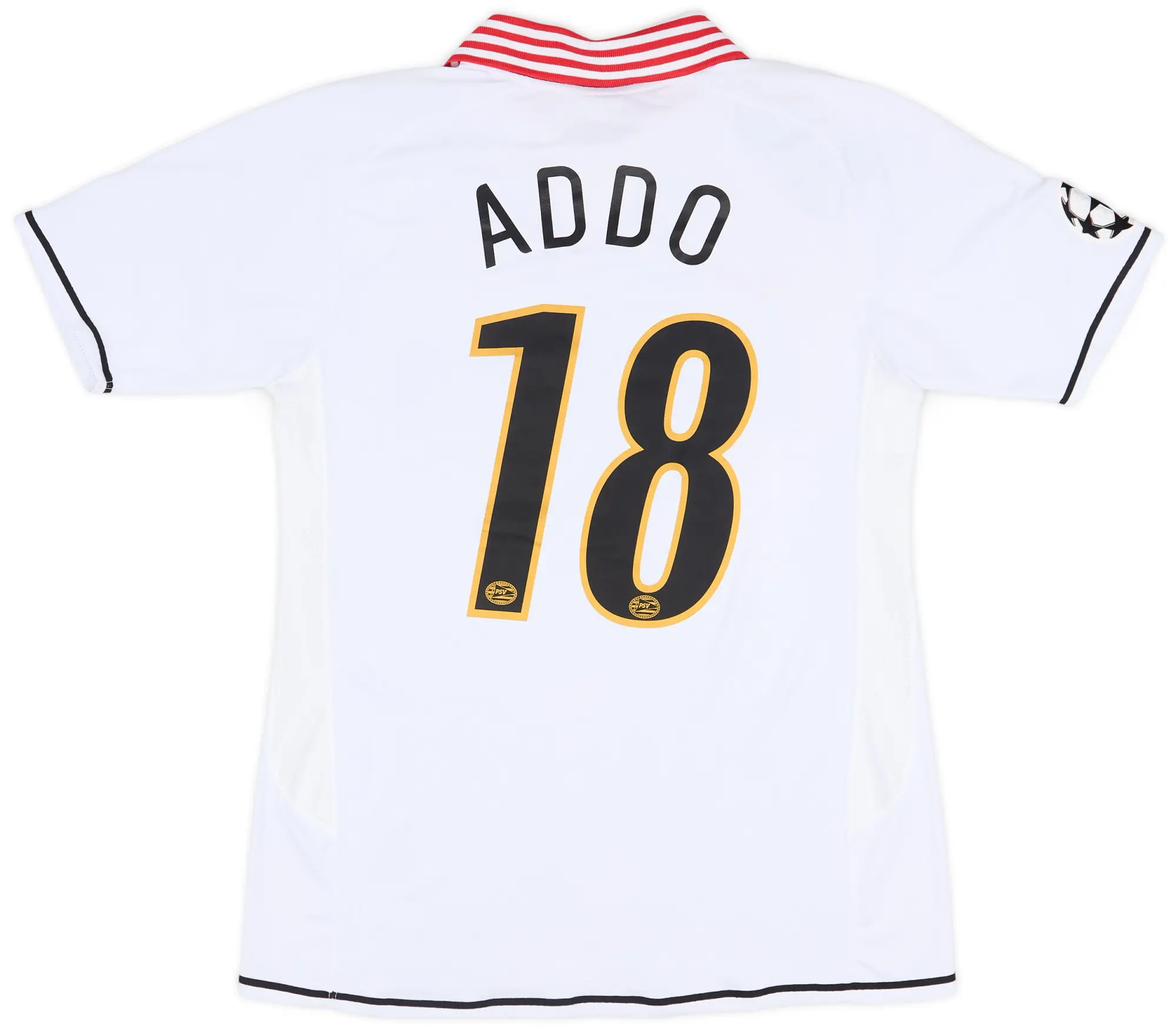 Nike 2007-08 PSV Match Issue Champions League Away Shirt Addo #18