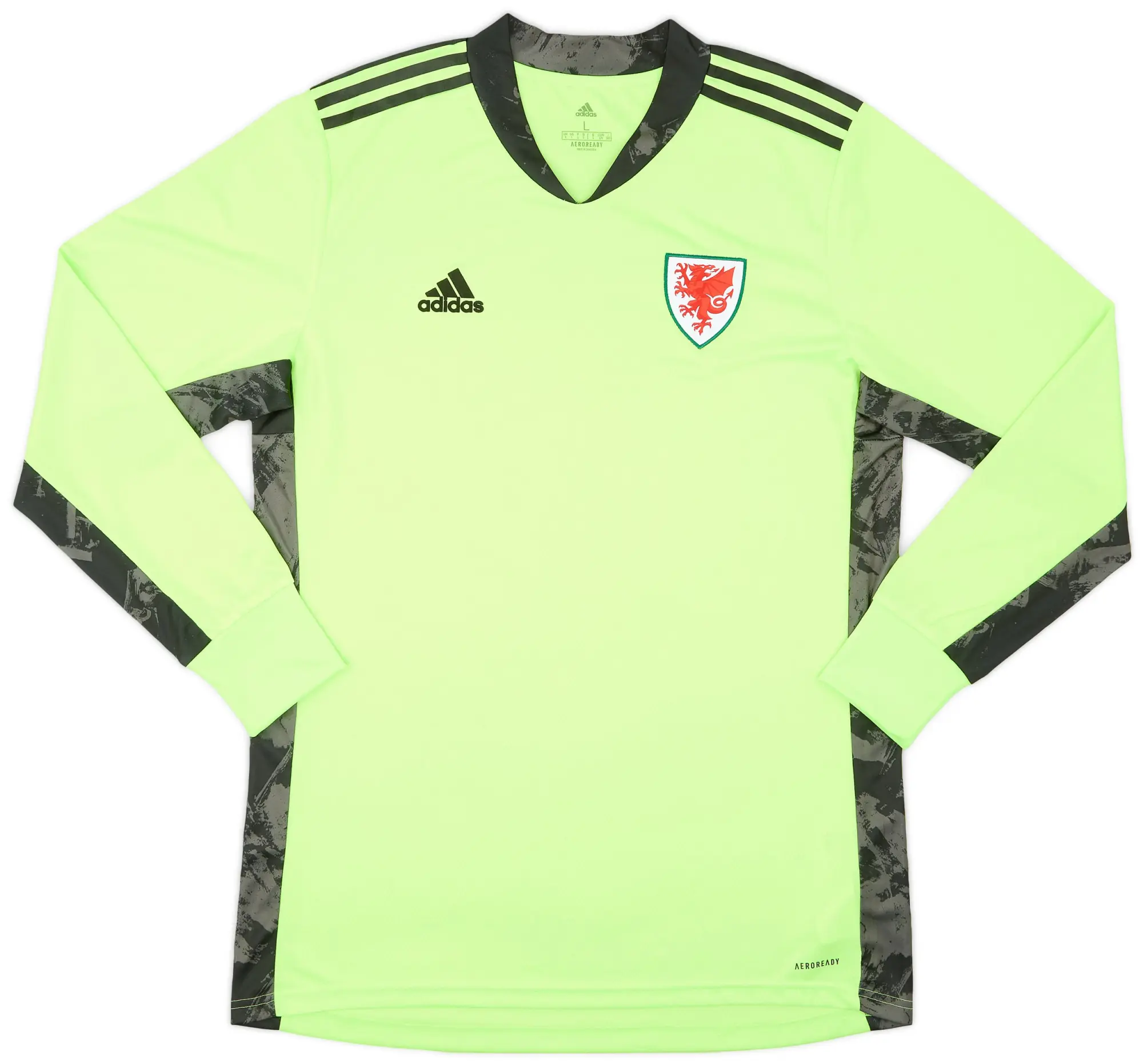 adidas 2020-22 Wales GK Shirt - 9/10 - (L)