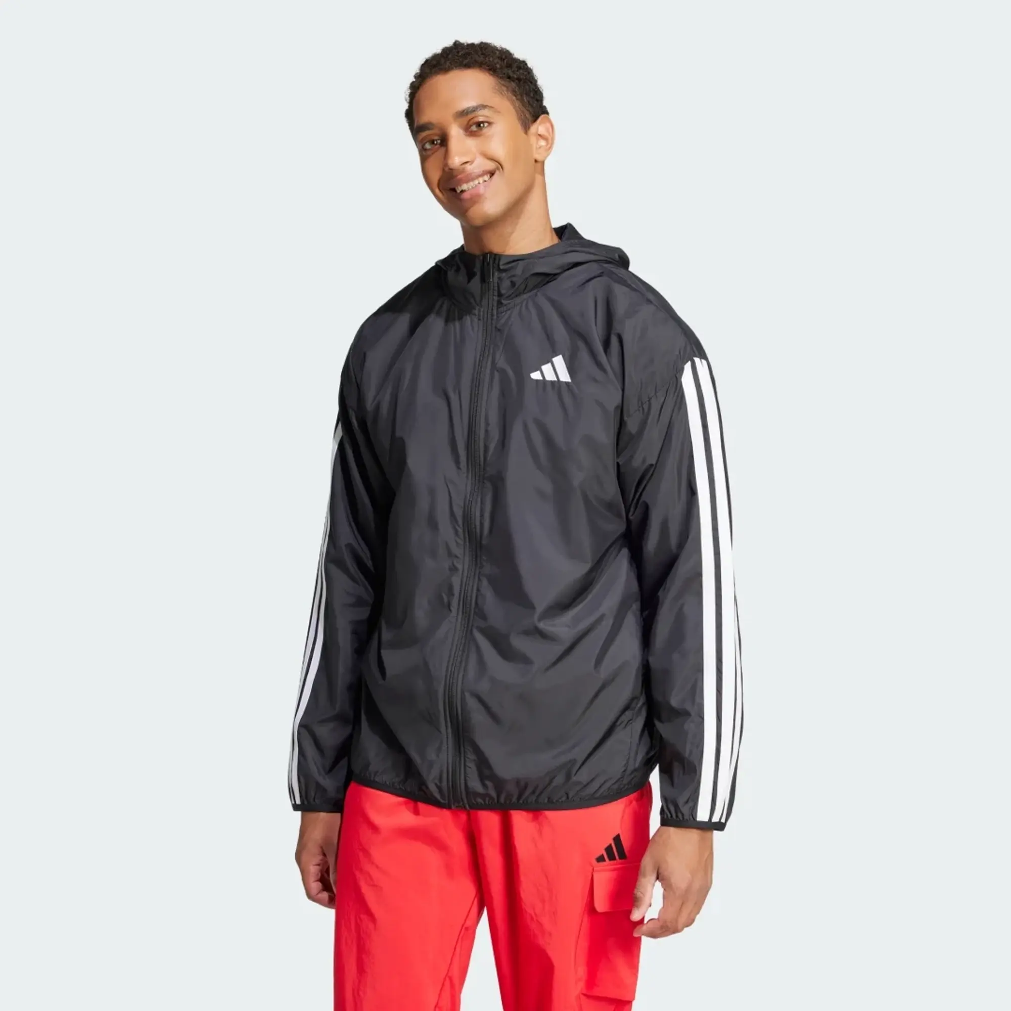 adidas Men Essentials 3 Stripes Windbreaker