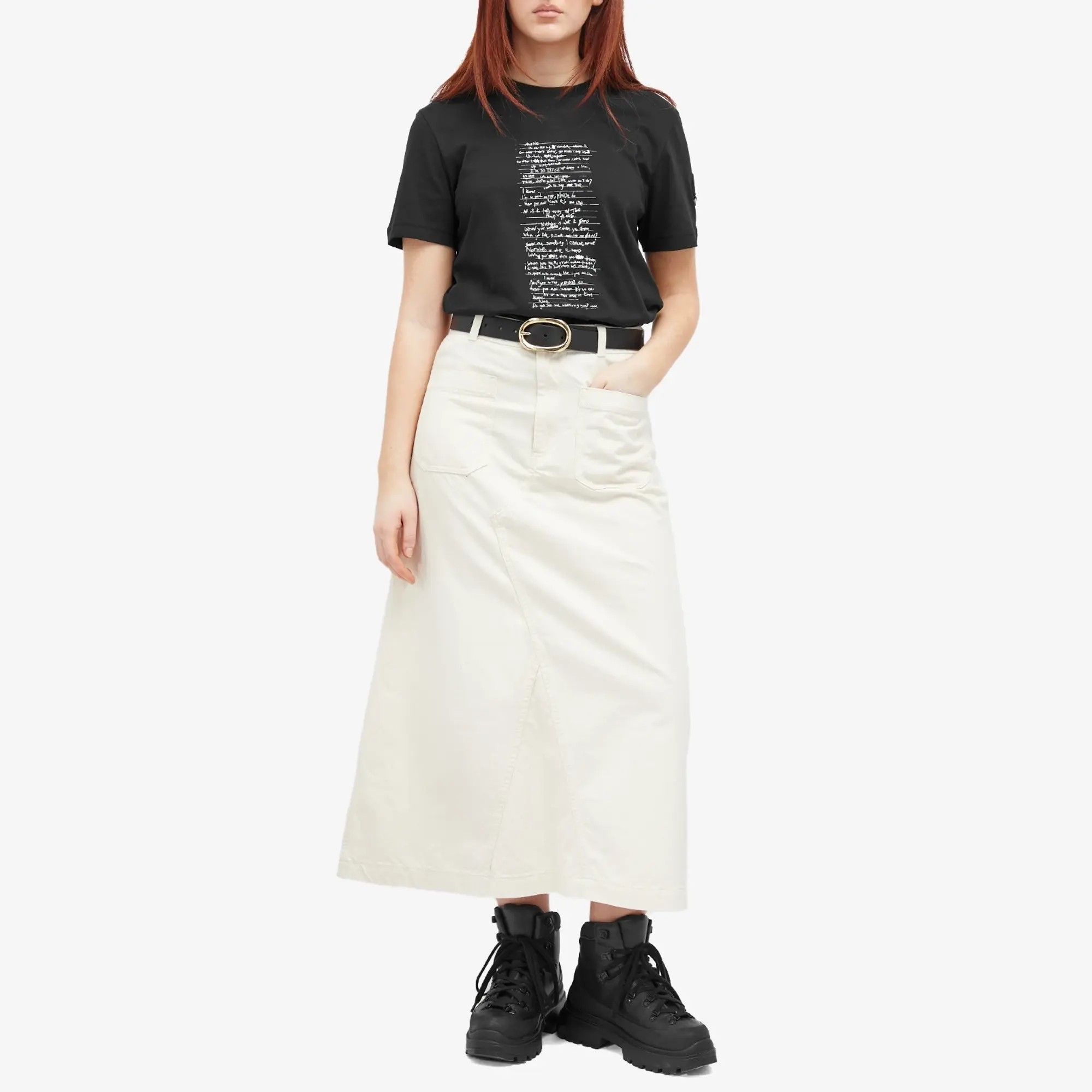 Moncler Women's Genius x Willow Smith T-Shirt Black