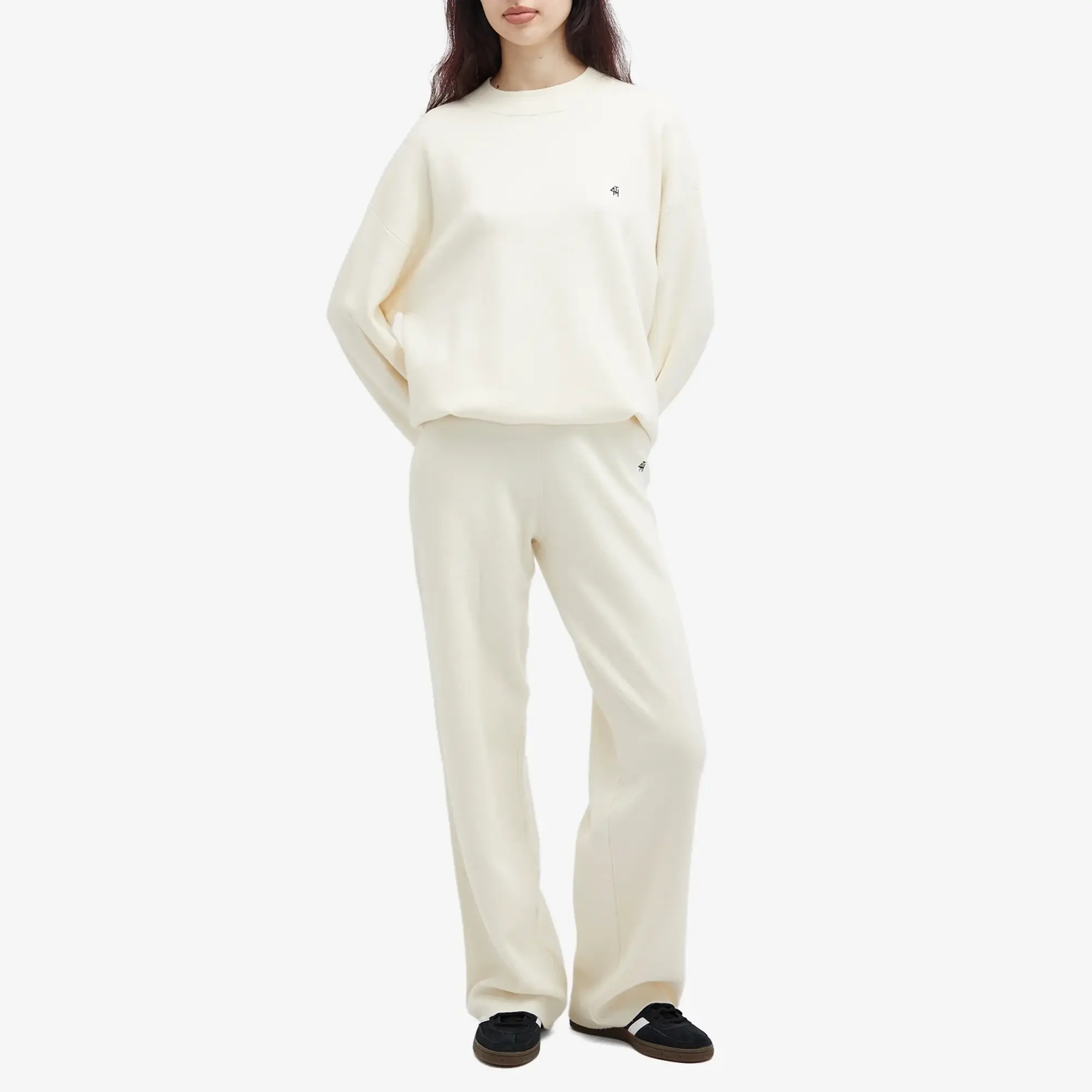 4th & Reckless Women's Cleo Knitted Sweatpants Cream