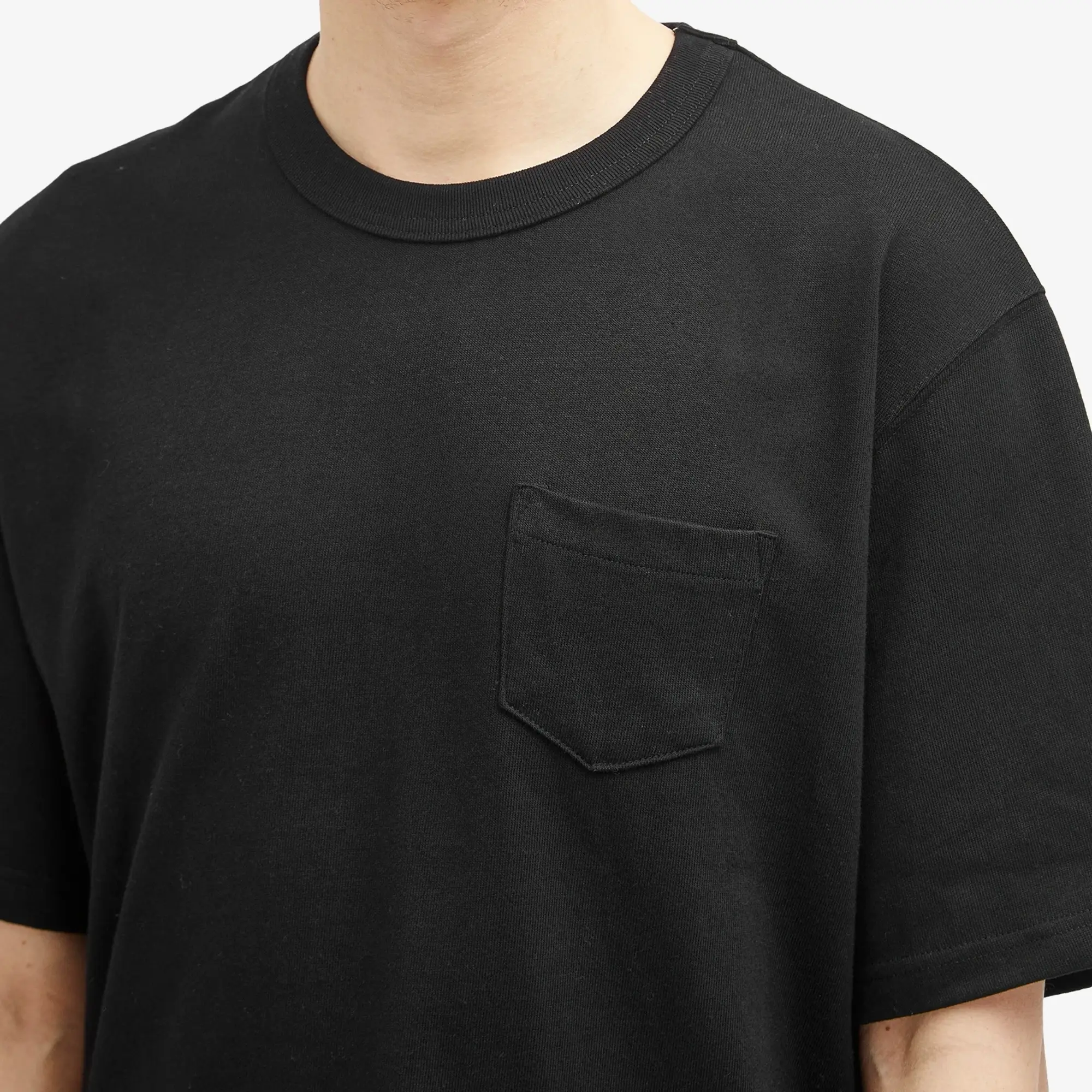 Uniform Bridge Men's Heavyweight Pocket T-Shirt Black