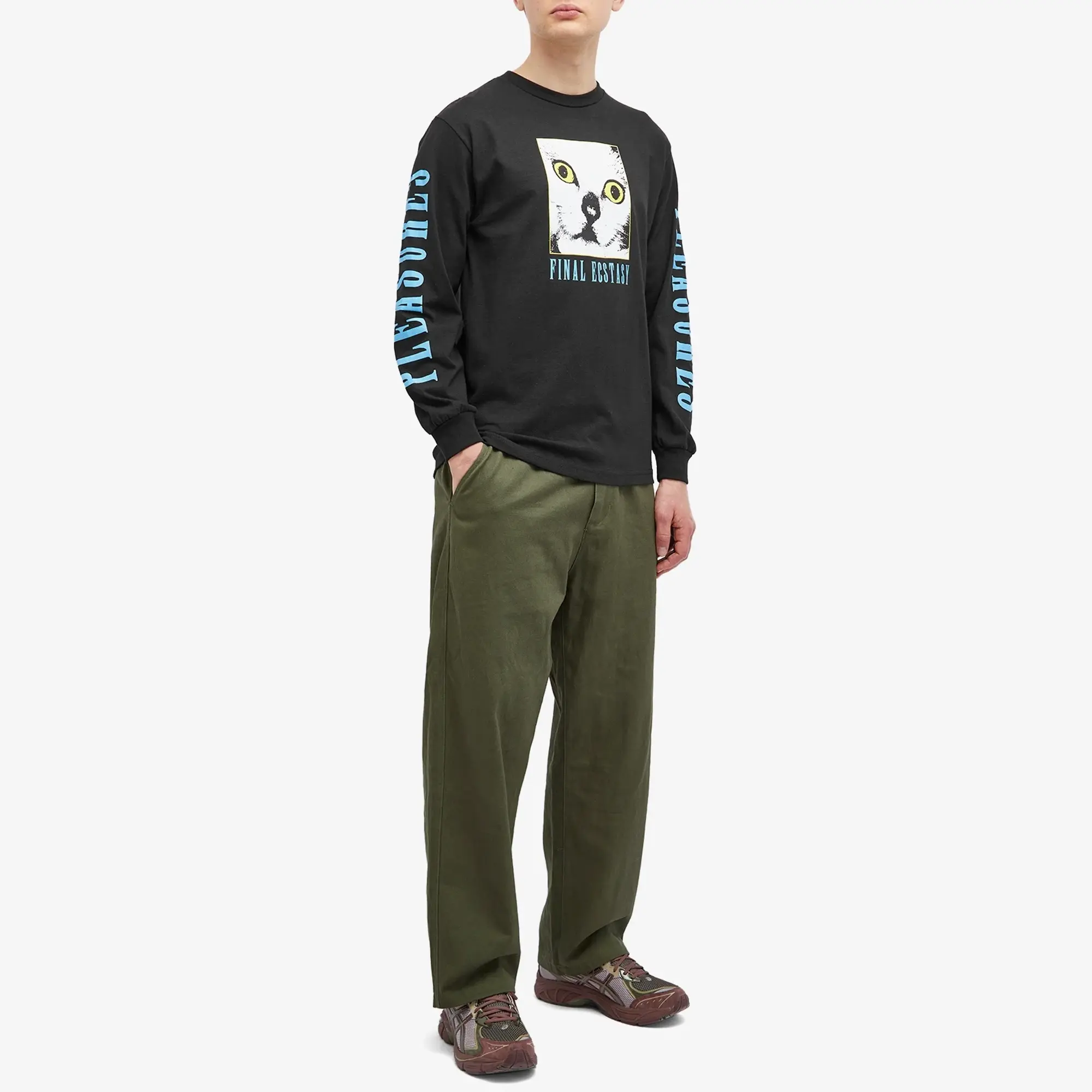 Pleasures Men's Final Long Sleeve T-Shirt Black