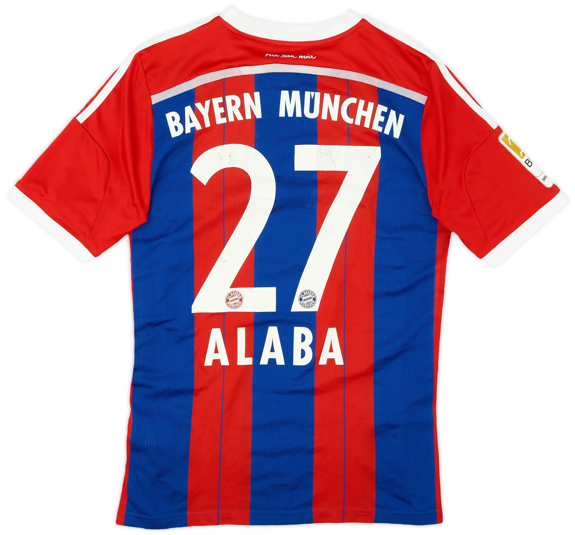 adidas 2014-15 Bayern Munich Home Shirt Alaba #27 - 5/10 - (XL.Boys)