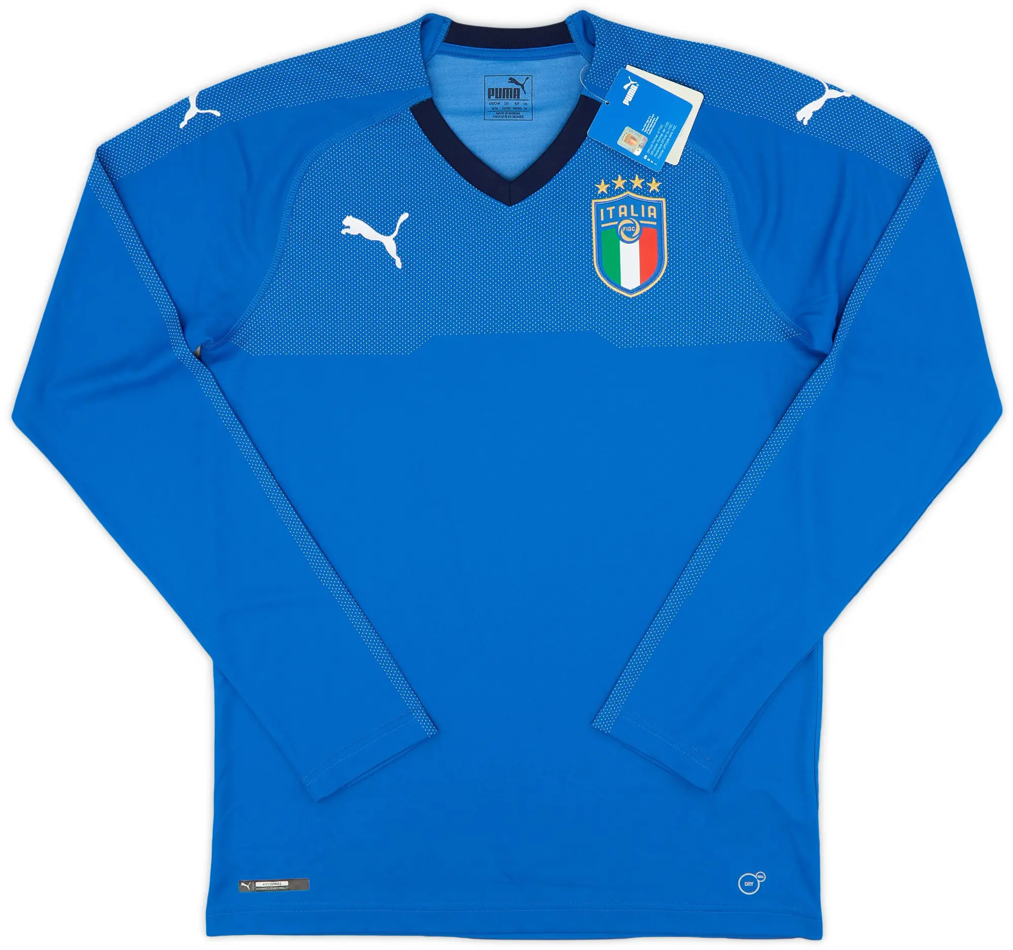 Puma 2018-19 Italy Home L/S Shirt (M)