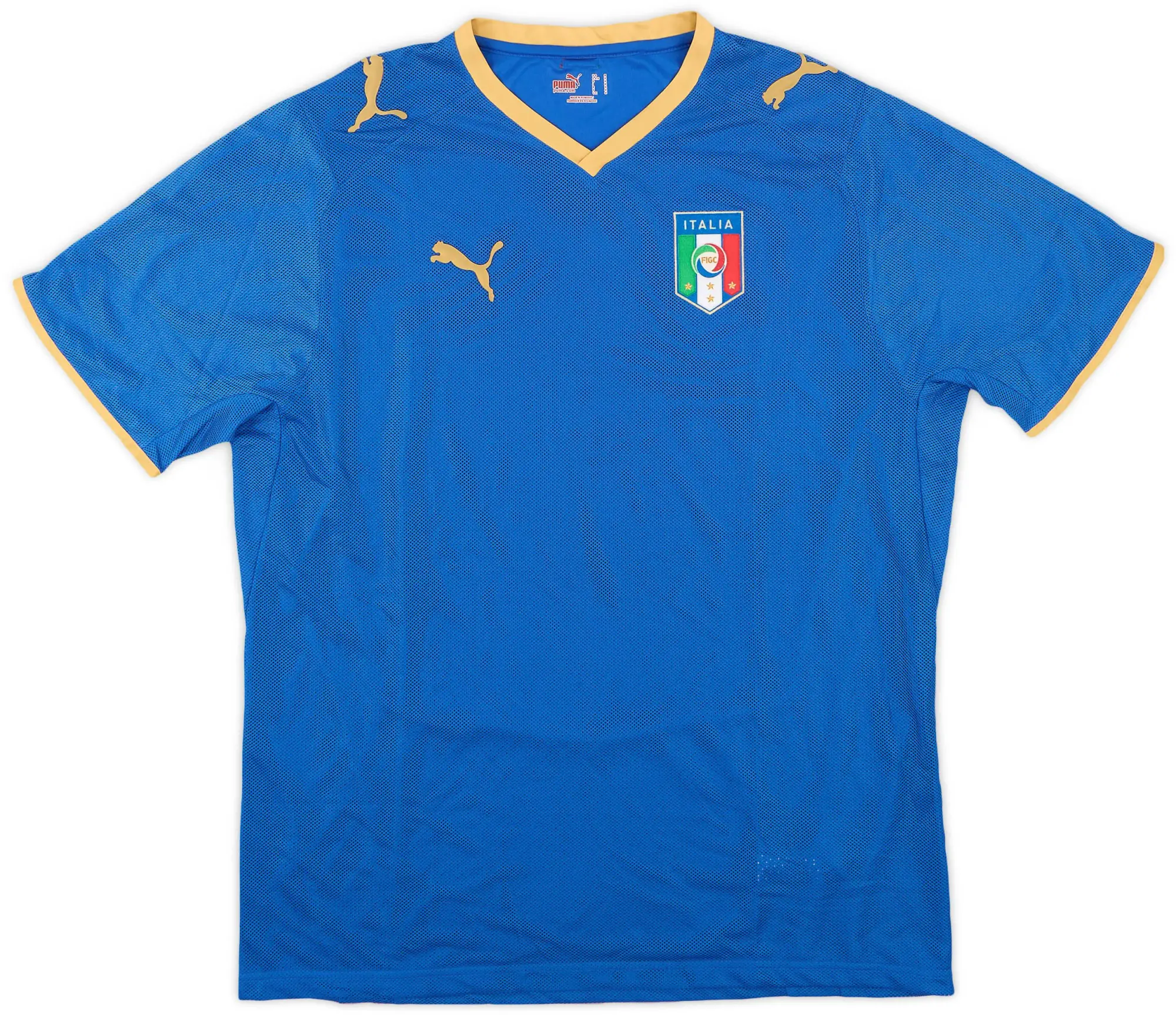 Puma 2007-08 Italy Home Shirt - 10/10 - (M)