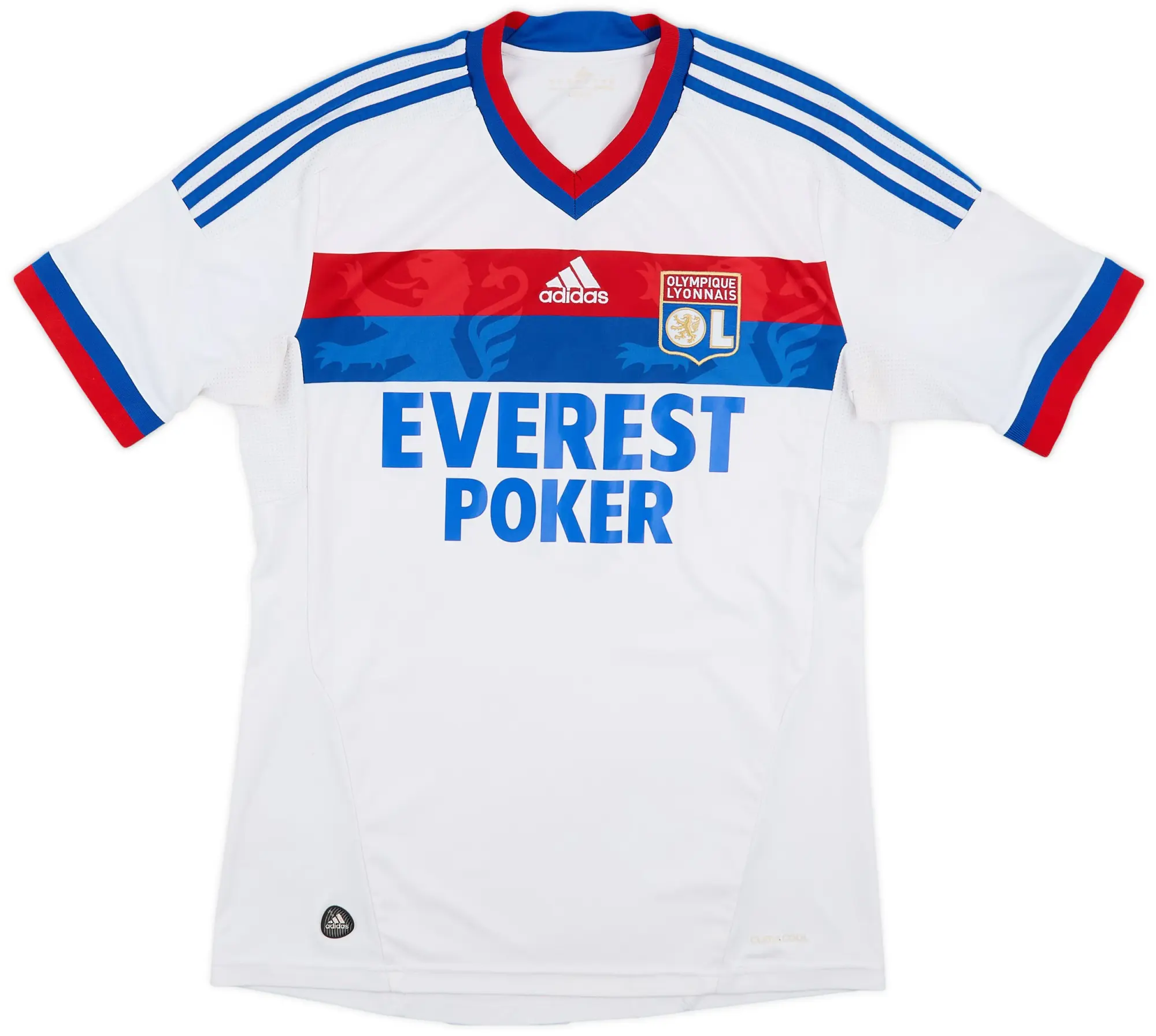 adidas 2011-12 Lyon Home Shirt - 7/10 - (L)