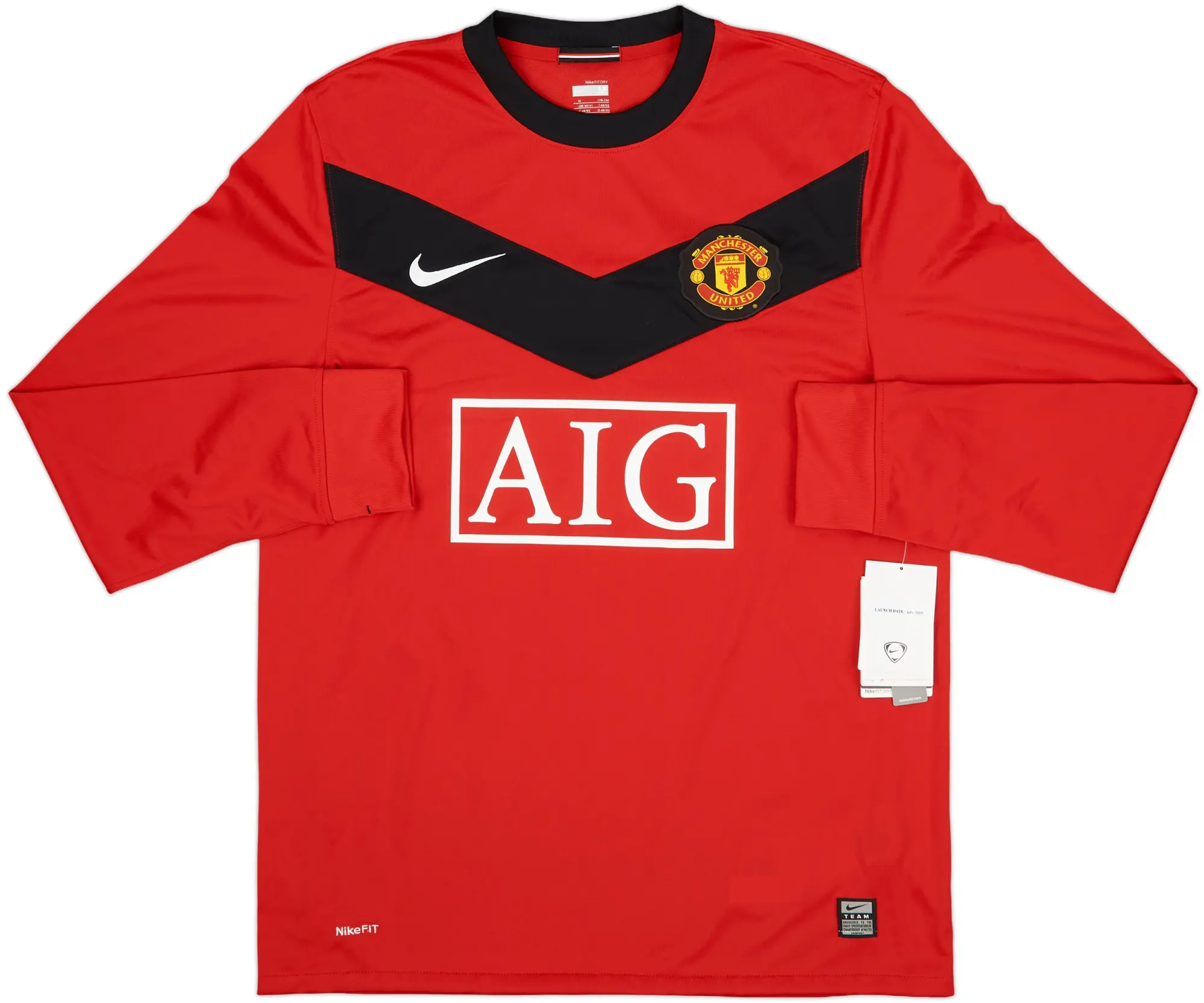 Nike 2009-10 Manchester United Home L/S Shirt Rooney #10 - 8/10 - (S)