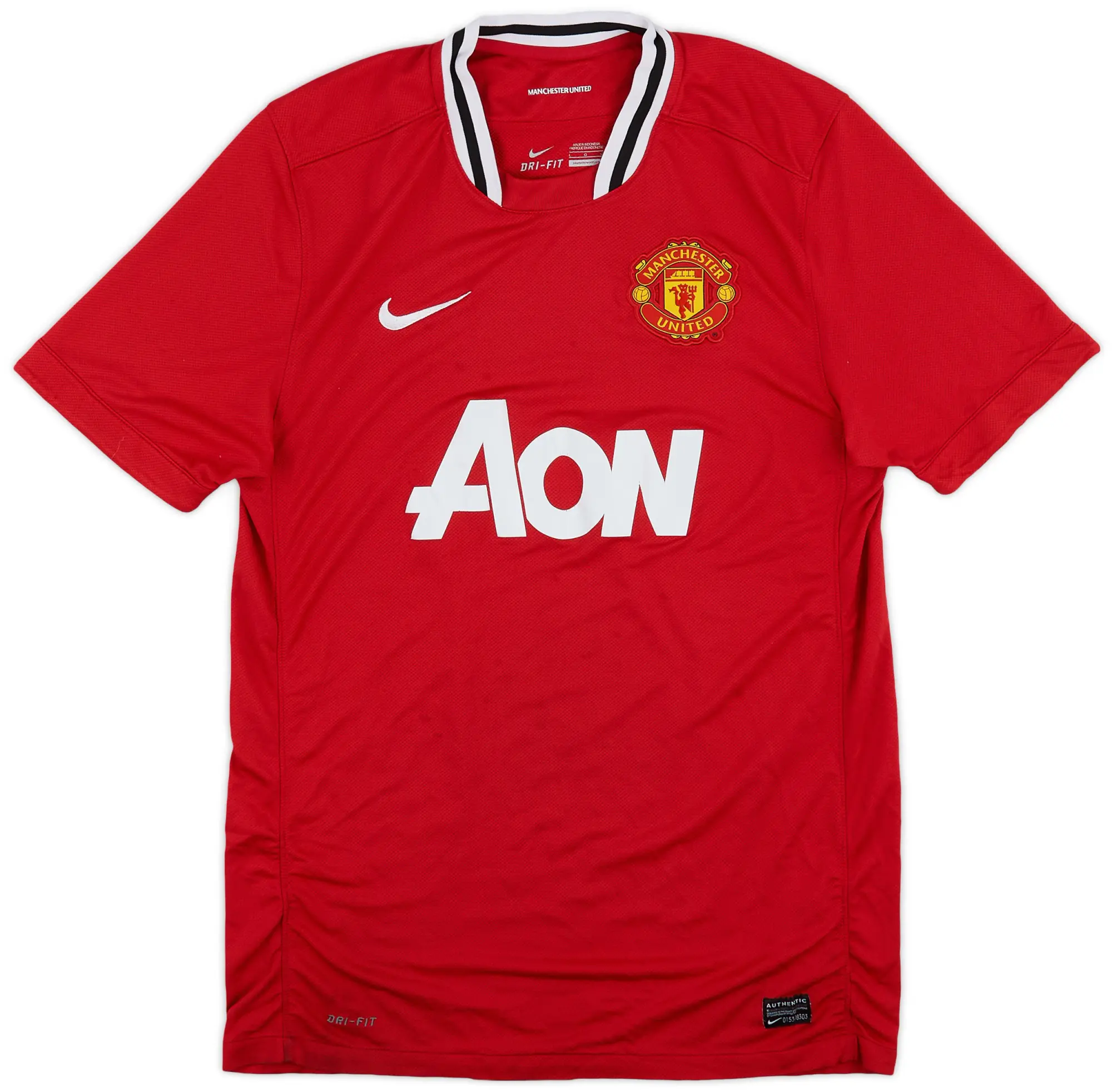 Nike 2011-12 Manchester United Home Shirt - 5/10 - (L)
